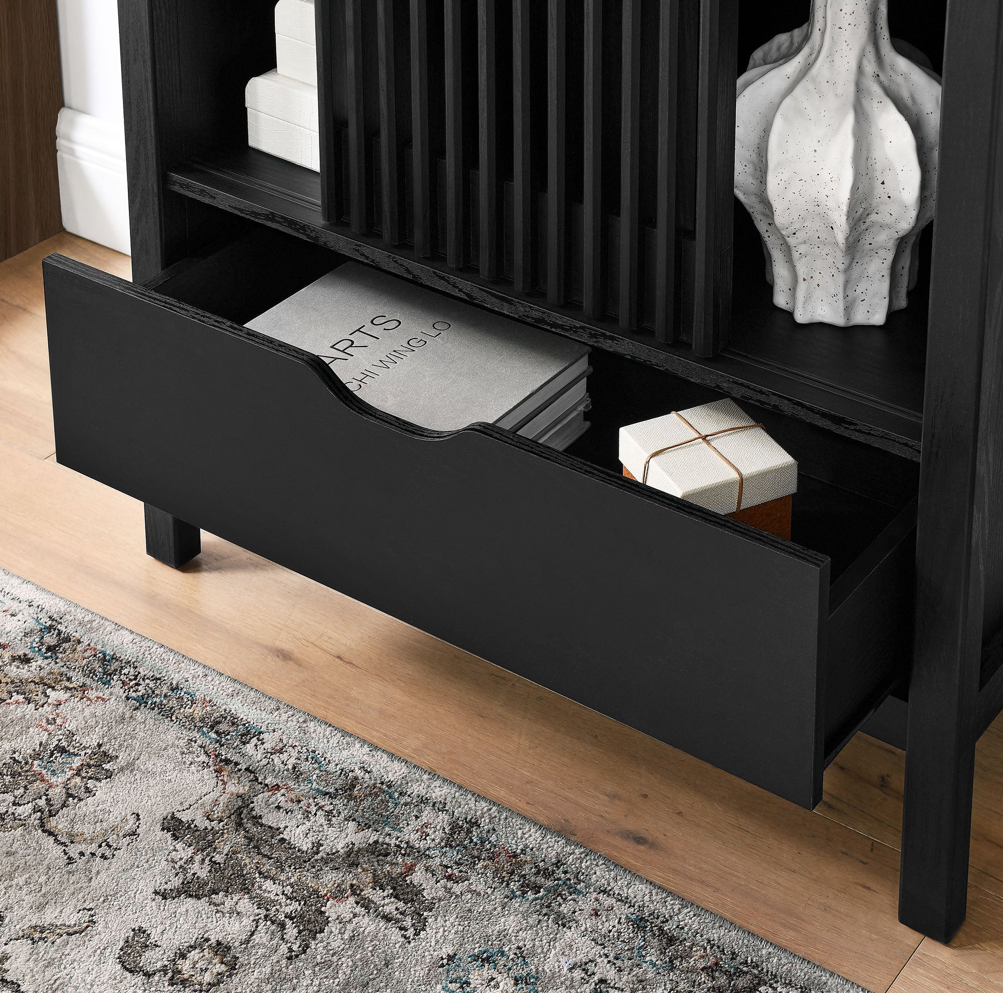 Vaughn 71" Arched Storage Display Cabinet by Modway - Image 8