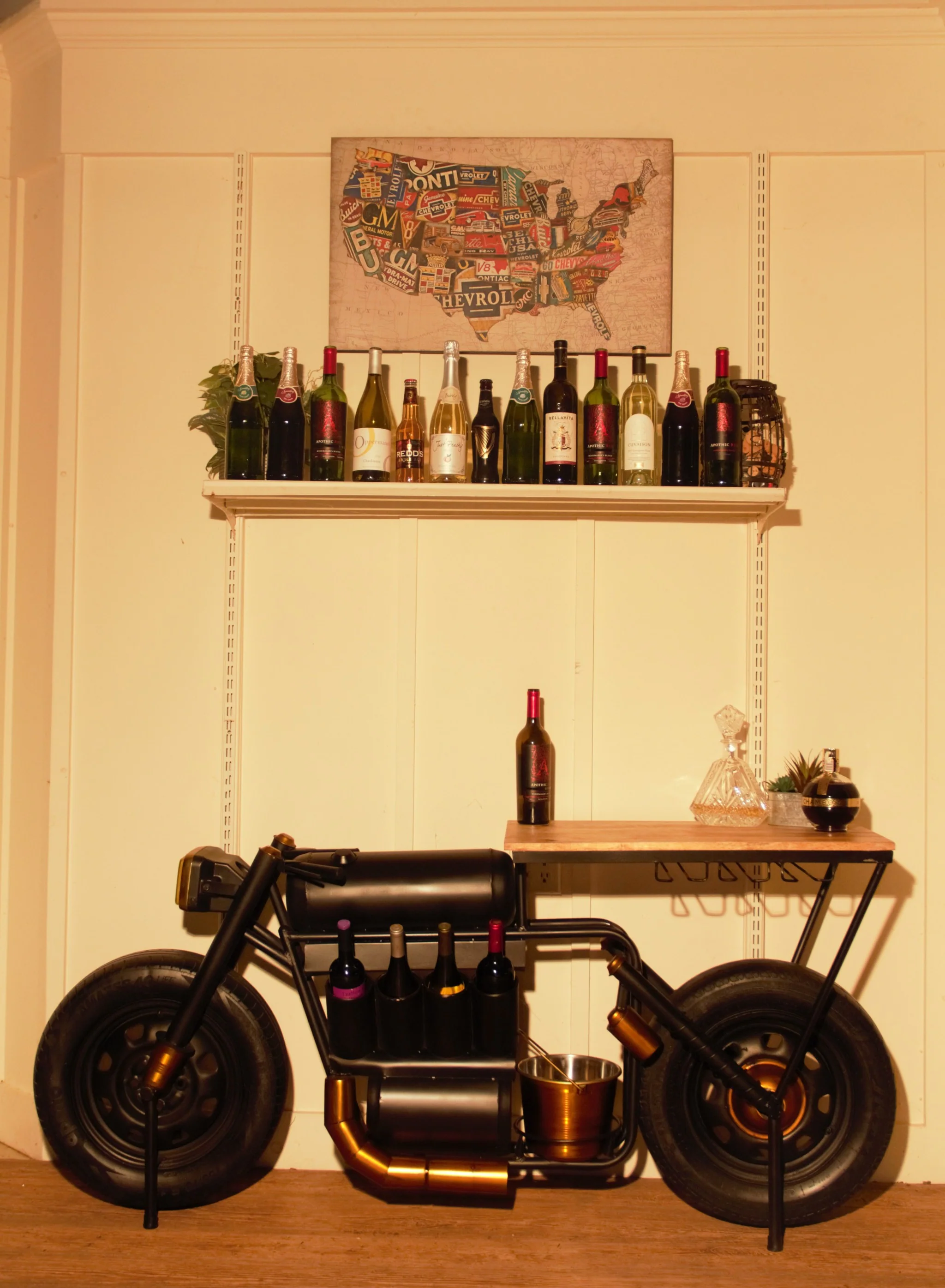 Vector Bike Bar By Homeroots - Image 2