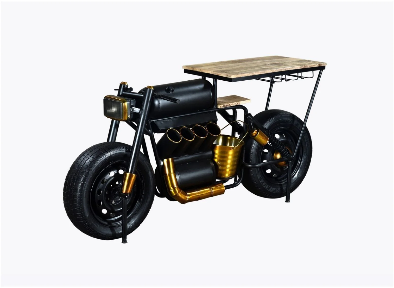 Vector Bike Bar By Homeroots - Image 4