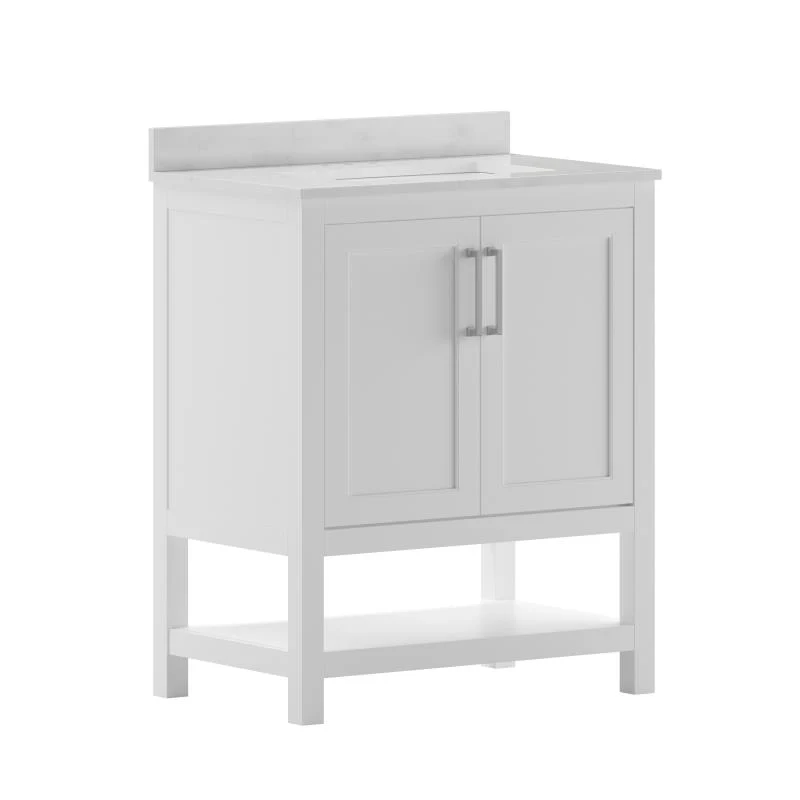 Vega 30 Inch Bathroom Vanity with Sink Combo By Flash Furniture - Image 8