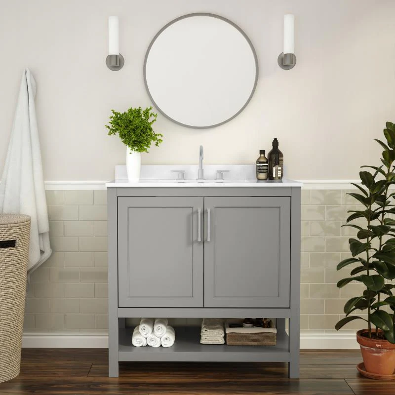 Vega 36 Inch Bathroom Vanity with Sink Combo By Flash Furniture - Image 12