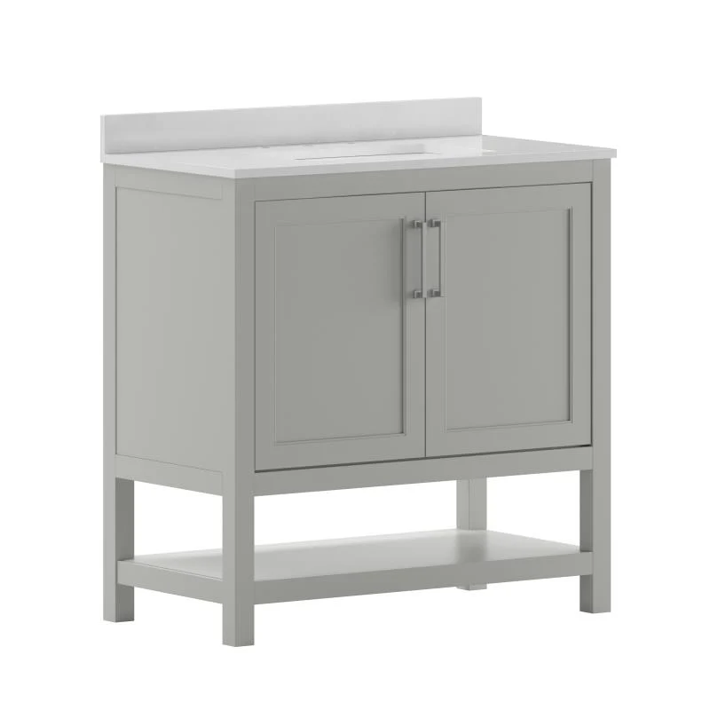 Vega 36 Inch Bathroom Vanity with Sink Combo By Flash Furniture - Image 19