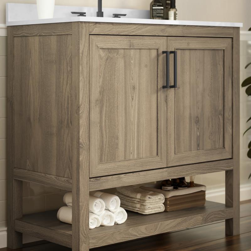 Vega 36 Inch Bathroom Vanity with Sink Combo By Flash Furniture - Image 31