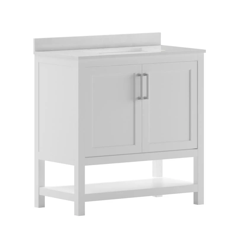 Vega 36 Inch Bathroom Vanity with Sink Combo By Flash Furniture - Image 8