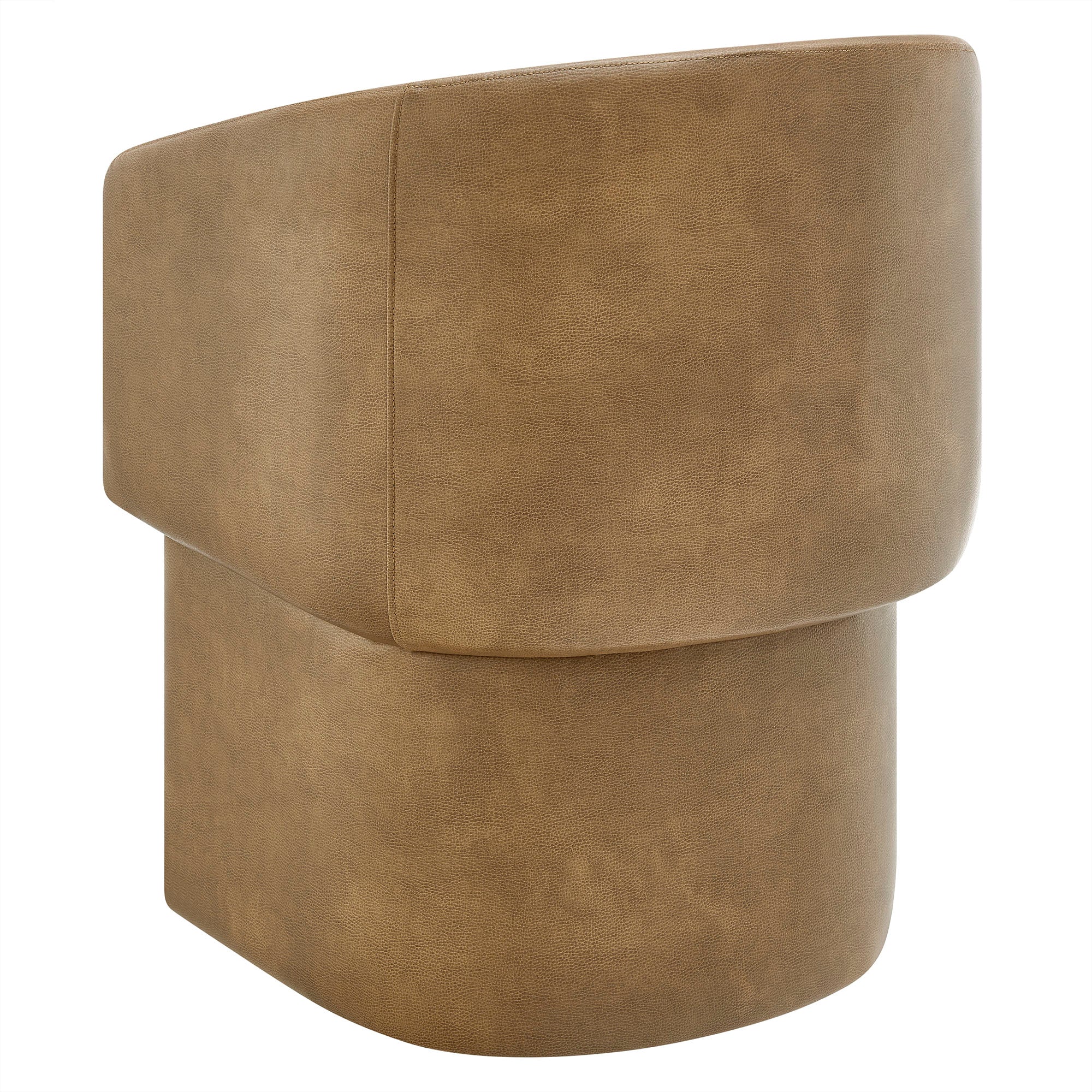Verity Barrel Back Vegan Leather Dining Chair by Modway - Image 12