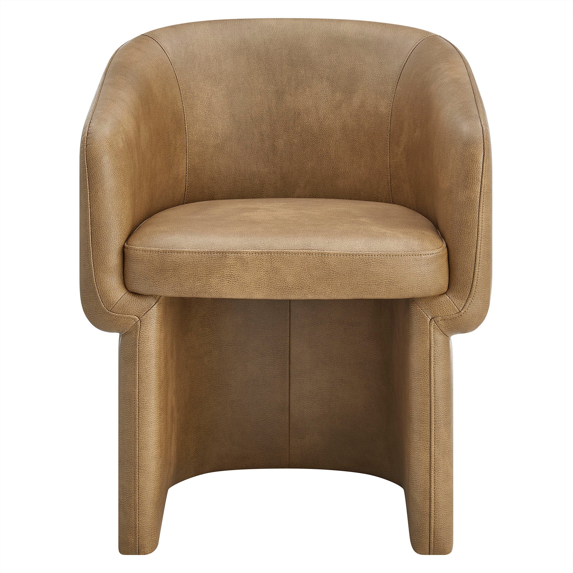 Verity Barrel Back Vegan Leather Dining Chair by Modway - Image 13