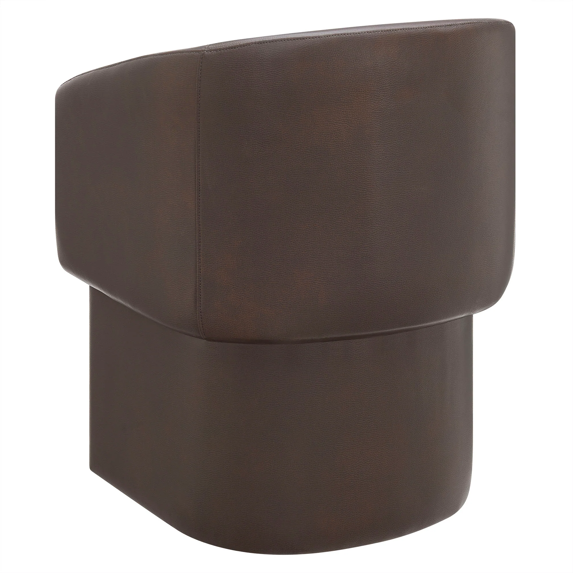 Verity Barrel Back Vegan Leather Dining Chair by Modway - Image 4