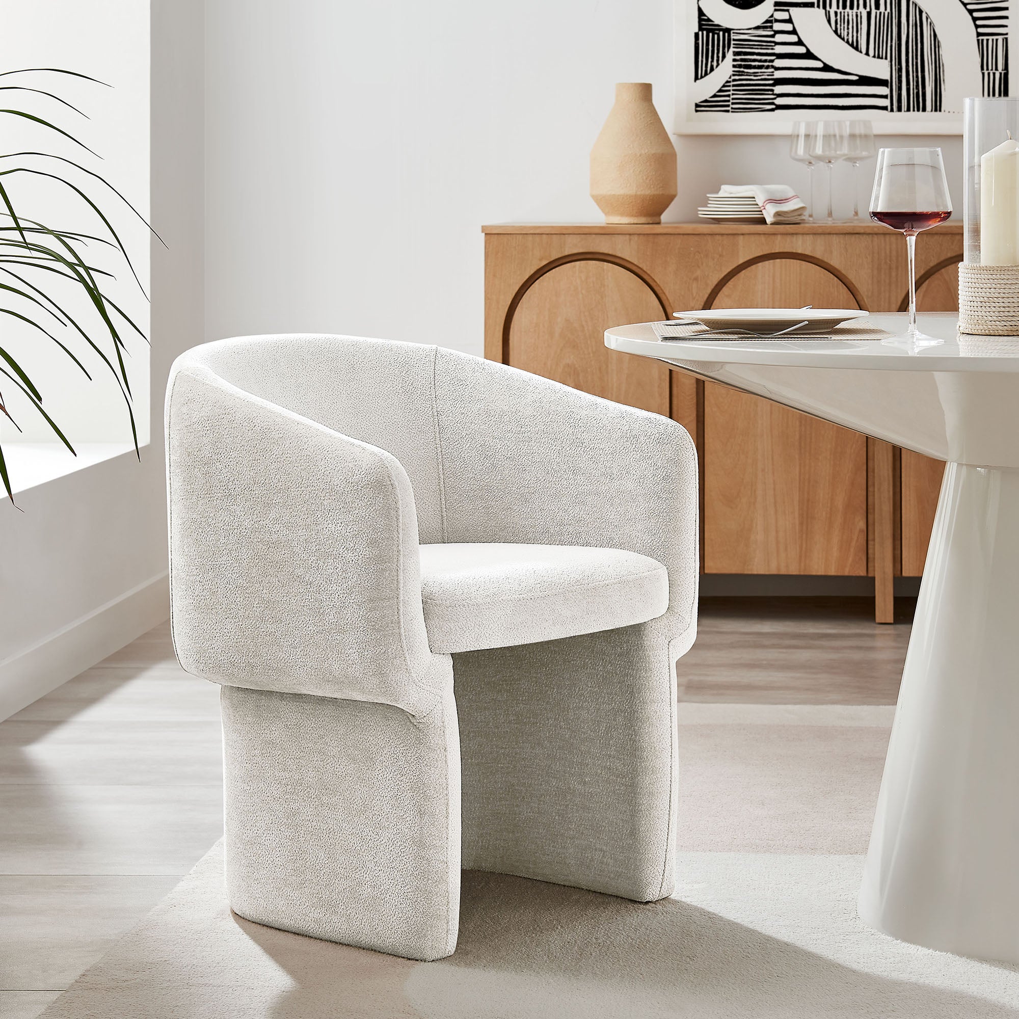 Verity Chenille Dining Armchair by Modway - Image 18