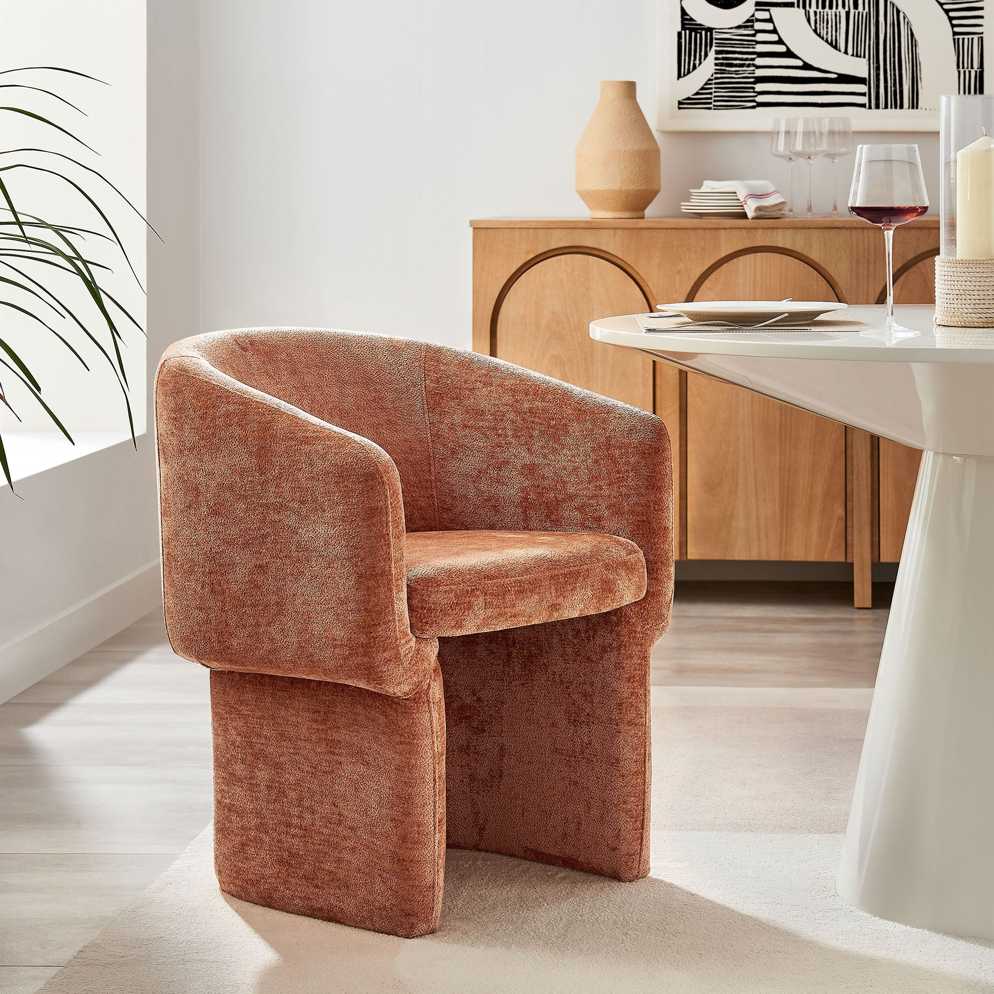 Verity Chenille Dining Armchair by Modway - Image 28