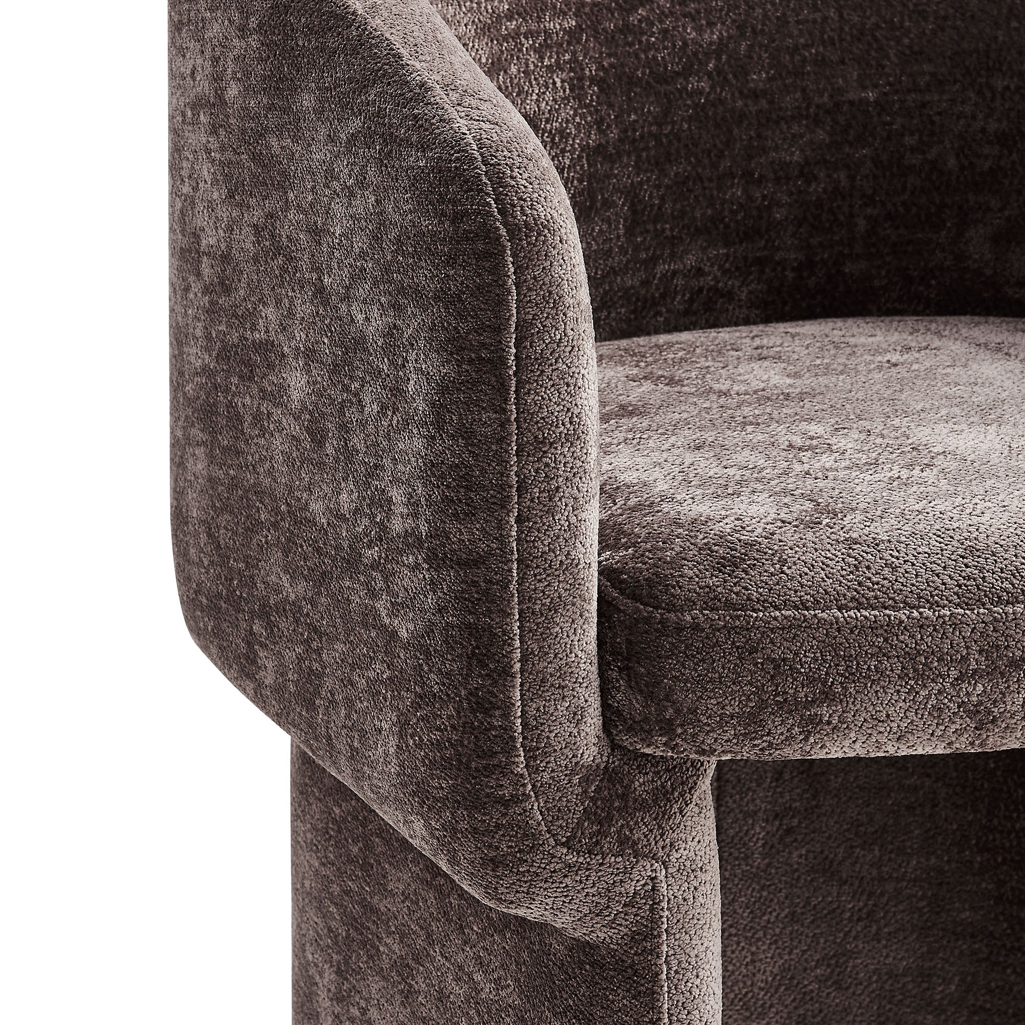 Verity Chenille Dining Armchair by Modway - Image 6