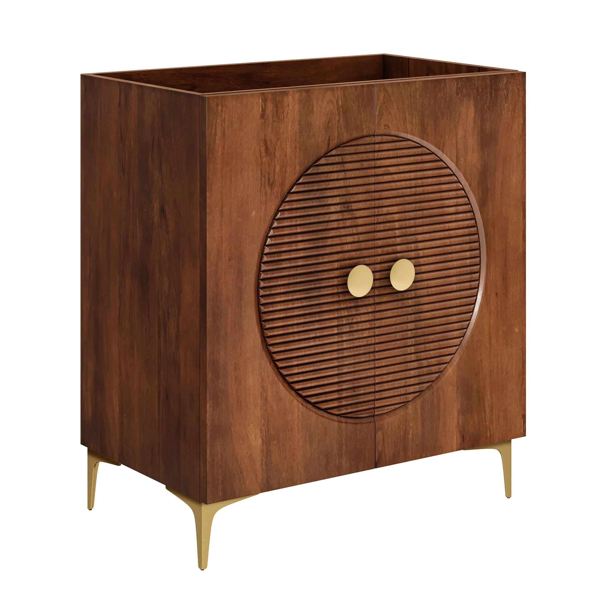 Vernon 30" Fluted Wood Vanity Cabinet Without Sink by Modway - Image 3