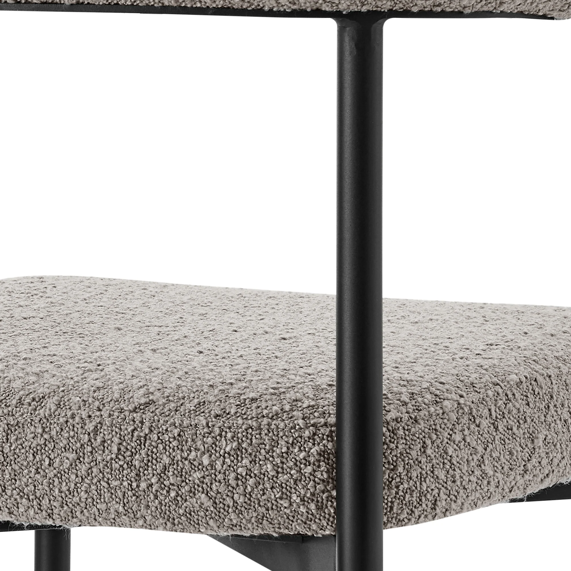 Veronica Shannon 5 Piece Round Glass Dining Table Set with Gold Brushed Stainless Steel and Taupe Fabric By Armen Living - Image 47