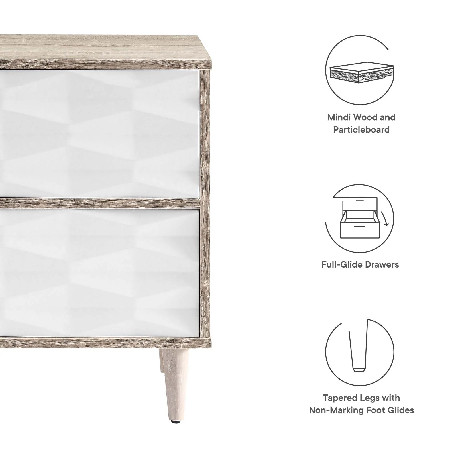 Vespera 2-Drawer Nightstand By Modway - MOD-7080 - Image 6