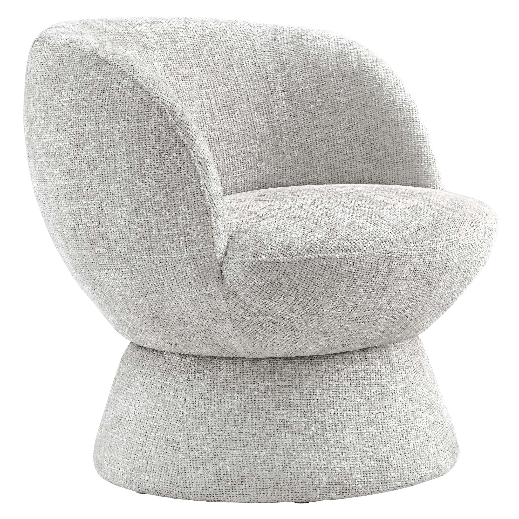 Vesta Chenille Fabric Upholstered Swivel Chair by Modway - Image 10