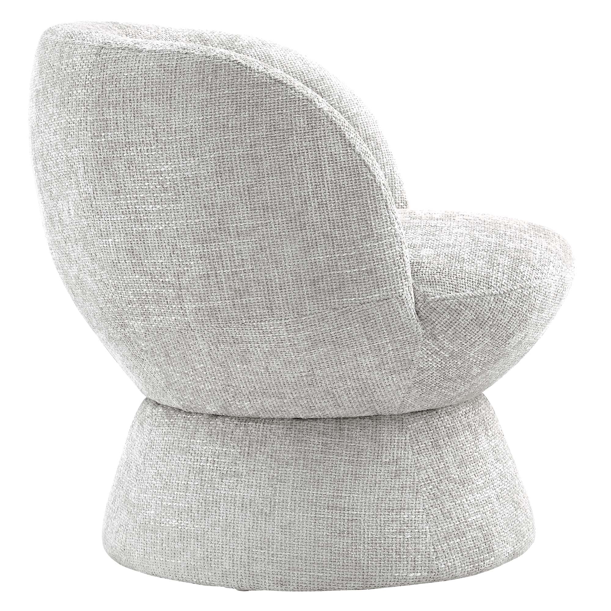 Vesta Chenille Fabric Upholstered Swivel Chair by Modway - Image 11