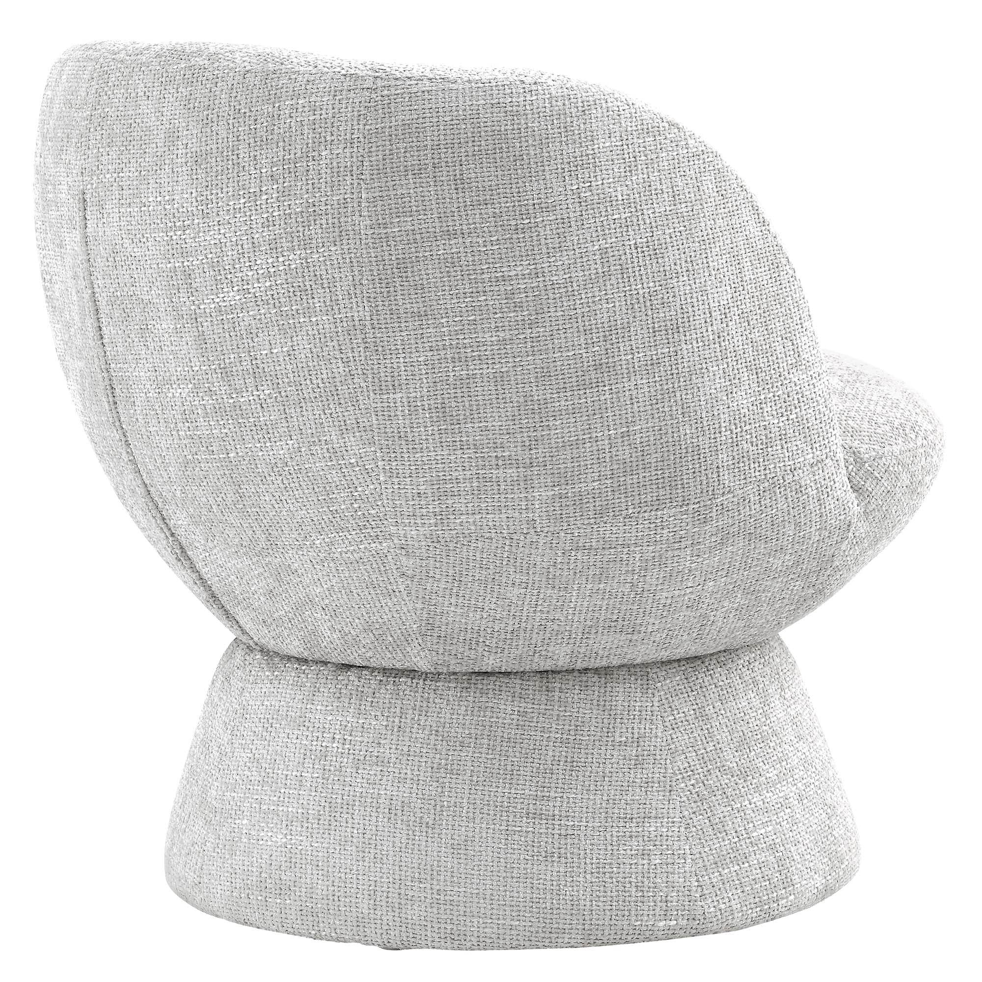 Vesta Chenille Fabric Upholstered Swivel Chair by Modway - Image 12