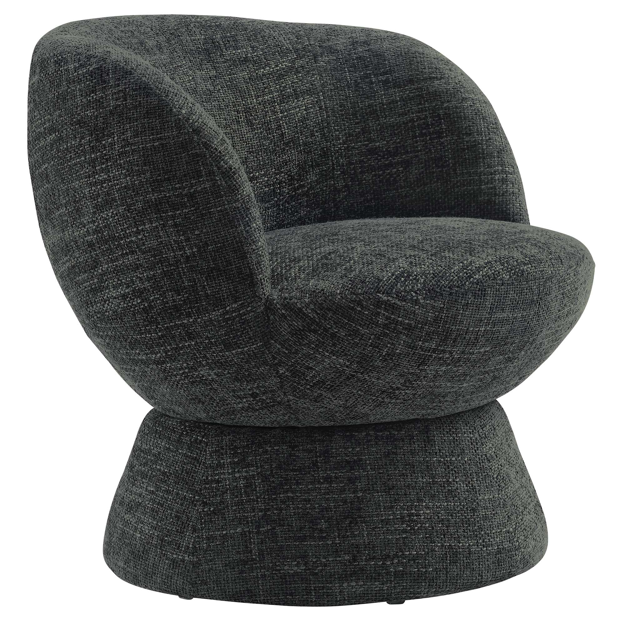 Vesta Chenille Fabric Upholstered Swivel Chair by Modway - Image 2