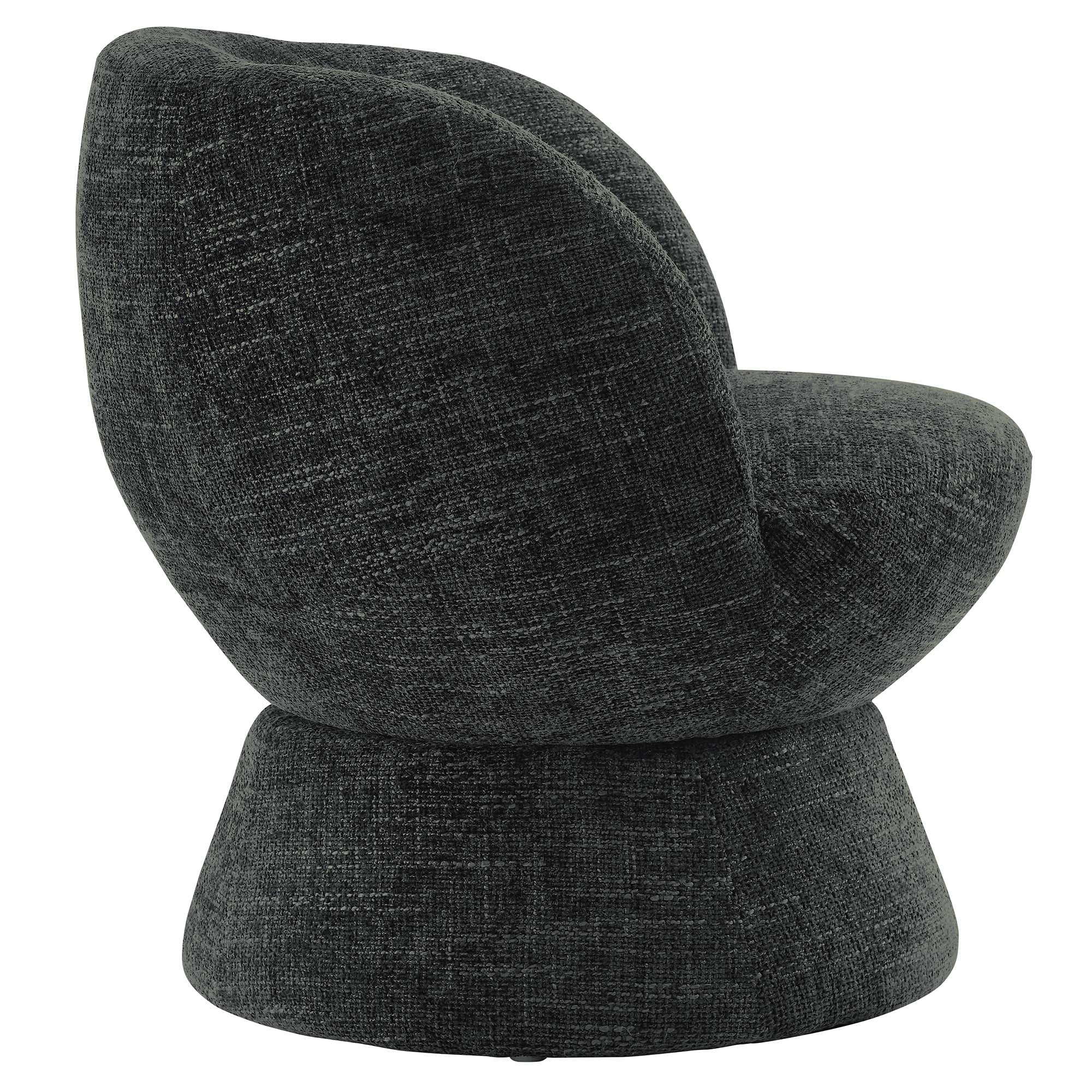 Vesta Chenille Fabric Upholstered Swivel Chair by Modway - Image 3