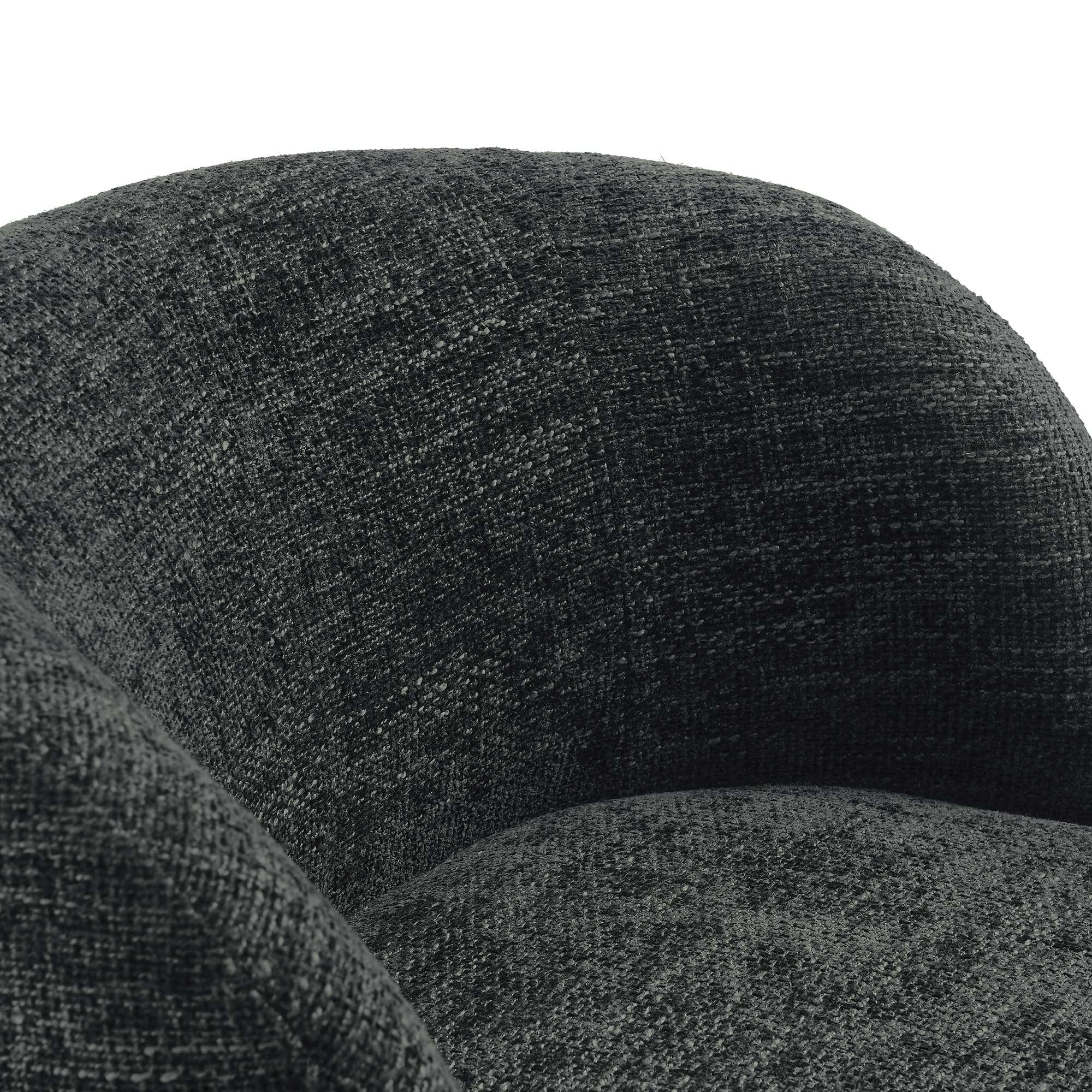 Vesta Chenille Fabric Upholstered Swivel Chair by Modway - Image 6