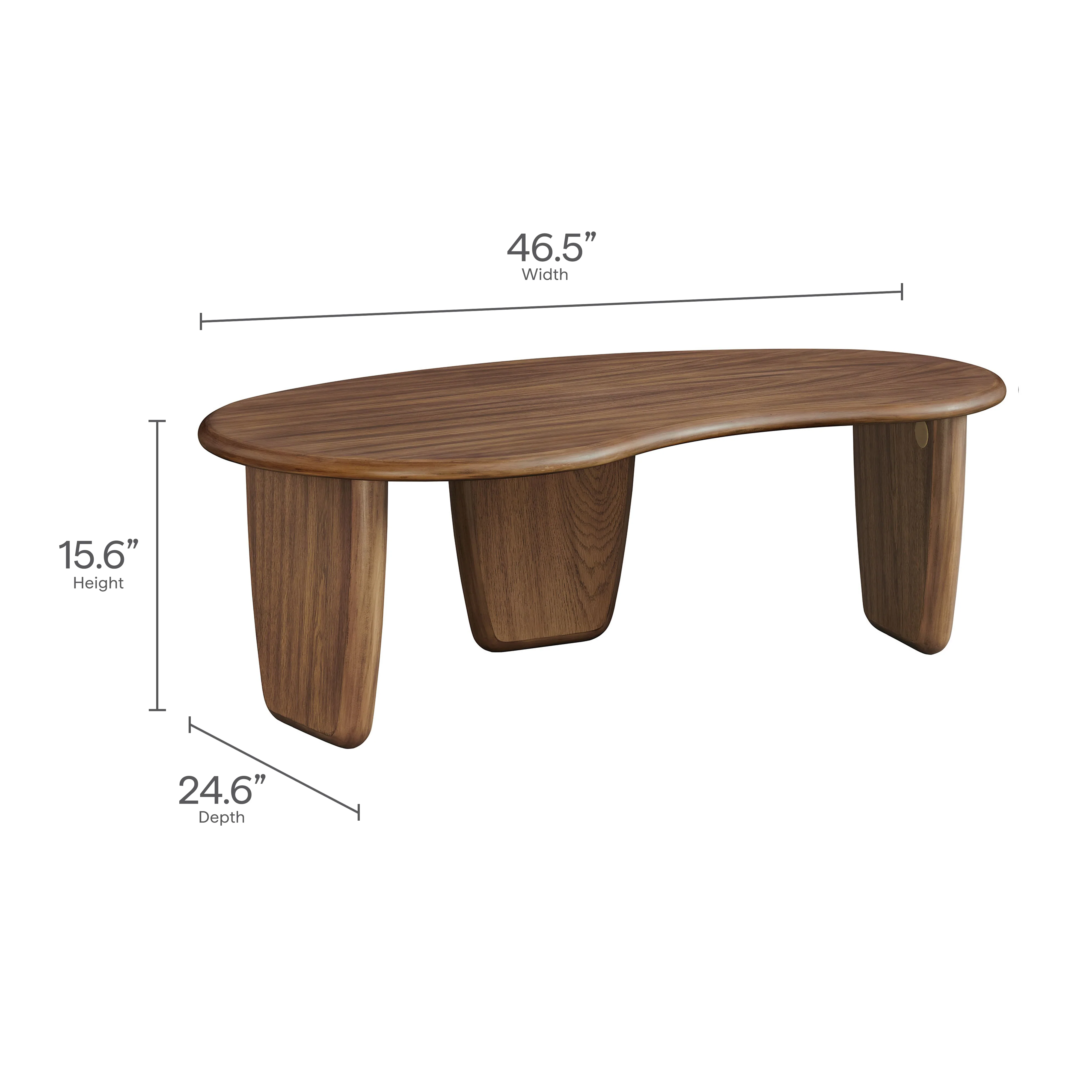 Vetra Kidney-Shaped Free Coffee Table by Modway - Image 20