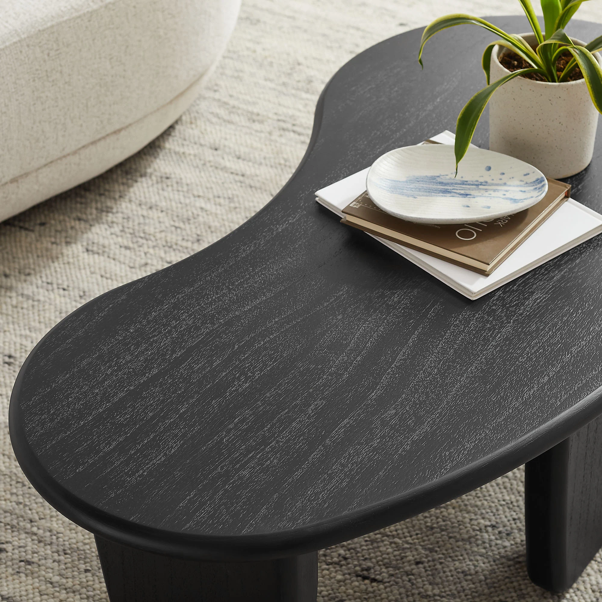 Vetra Kidney-Shaped Free Coffee Table by Modway - Image 8