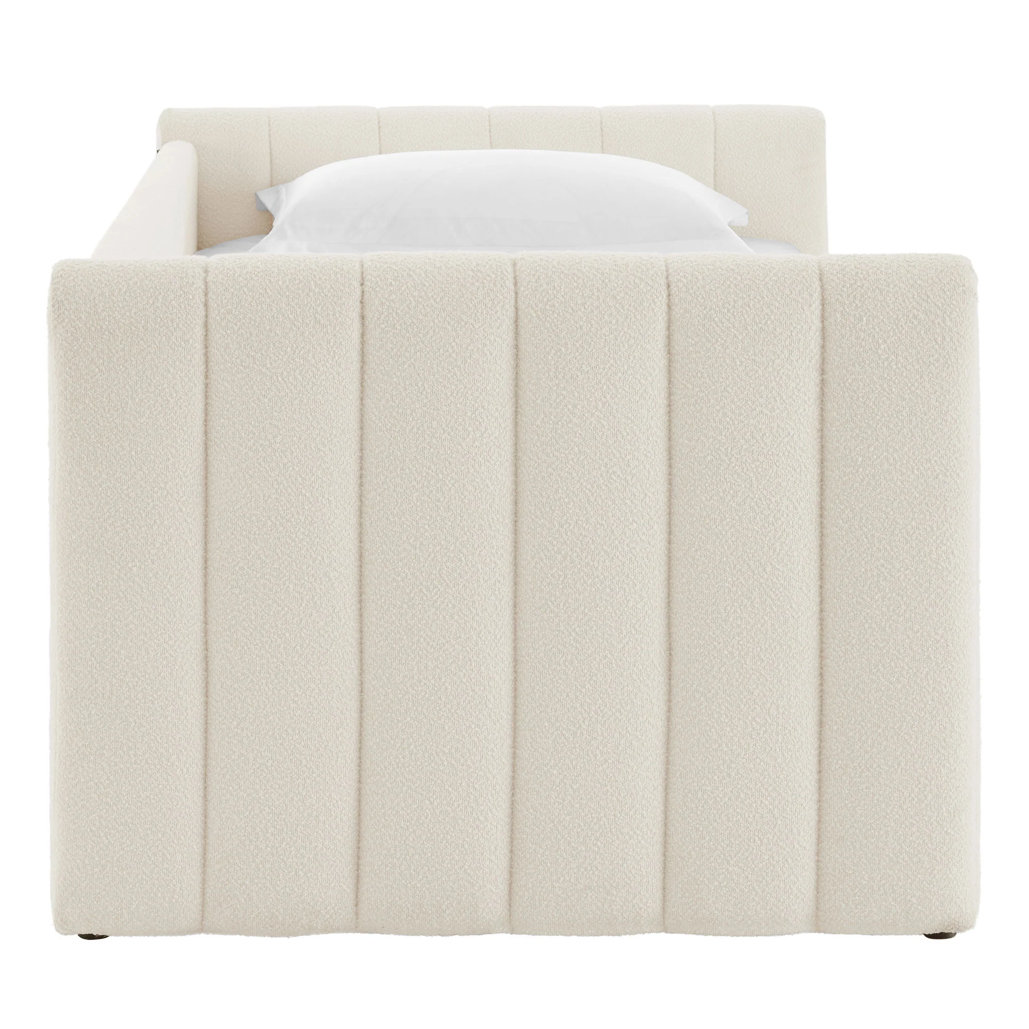 Veyla Channel Tufted Boucle Twin Daybed With Trundle by Modway - Image 8