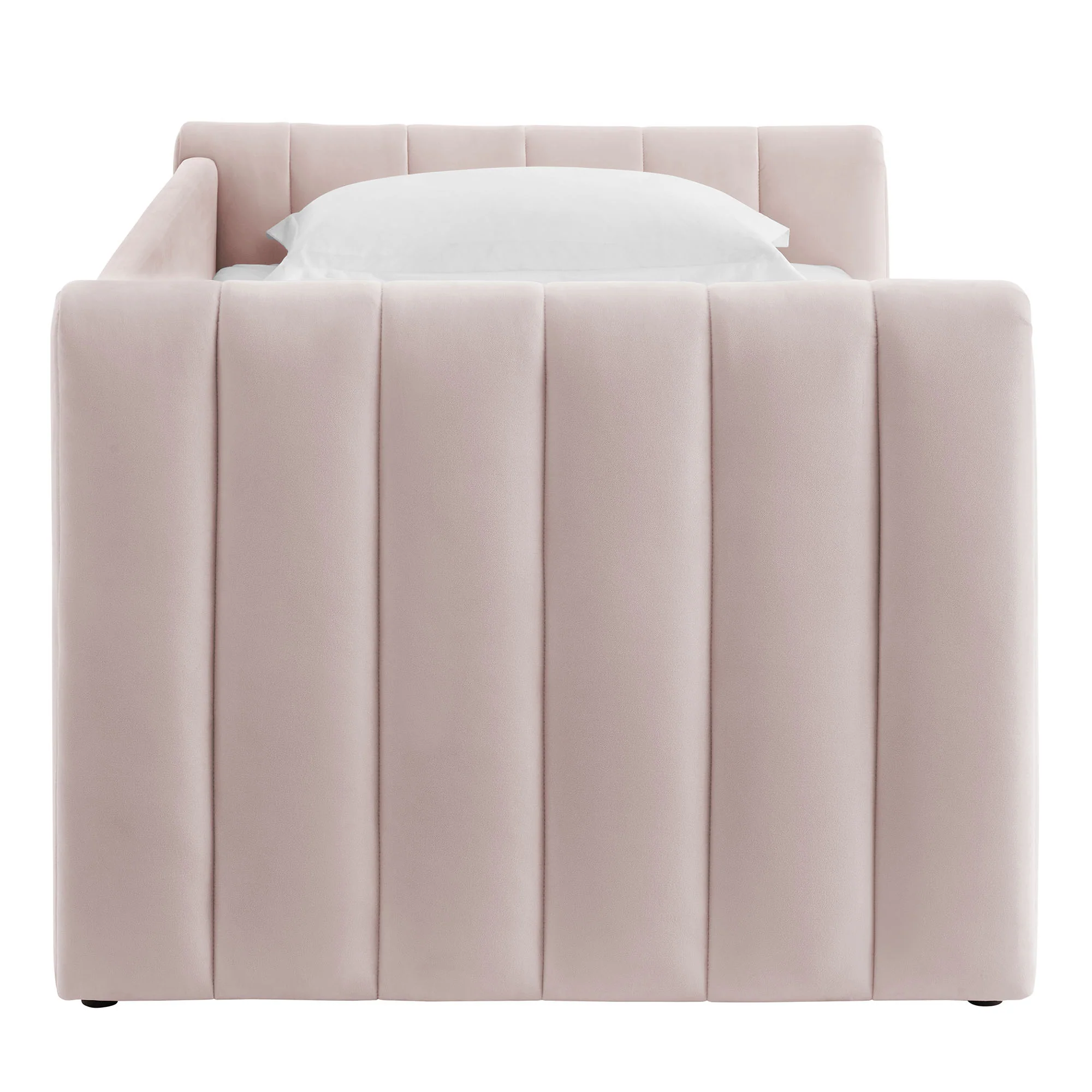 Veyla Channel Tufted Performance Velvet Twin Daybed With Trundle by Modway - Image 40
