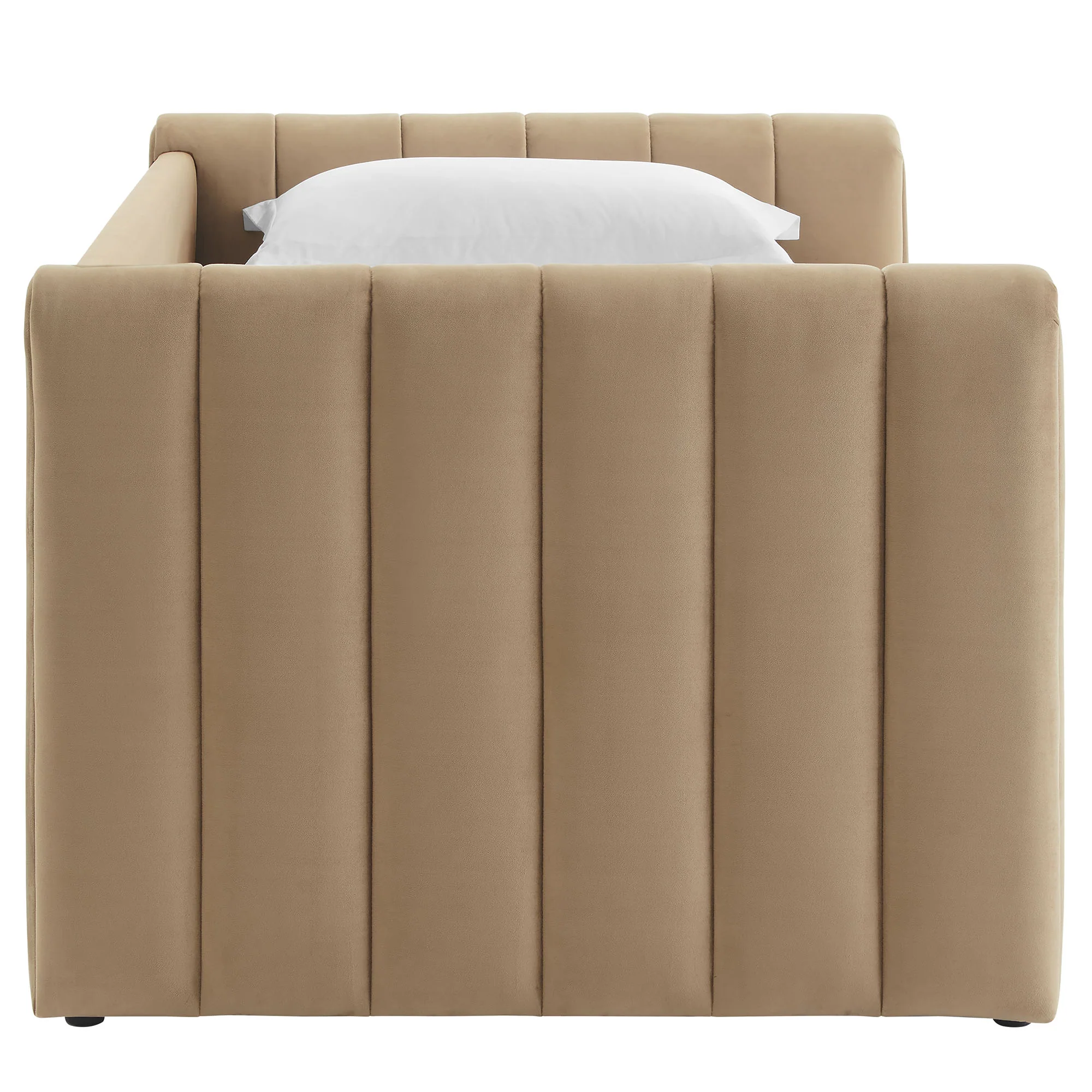 Veyla Channel Tufted Performance Velvet Twin Daybed With Trundle by Modway - Image 56
