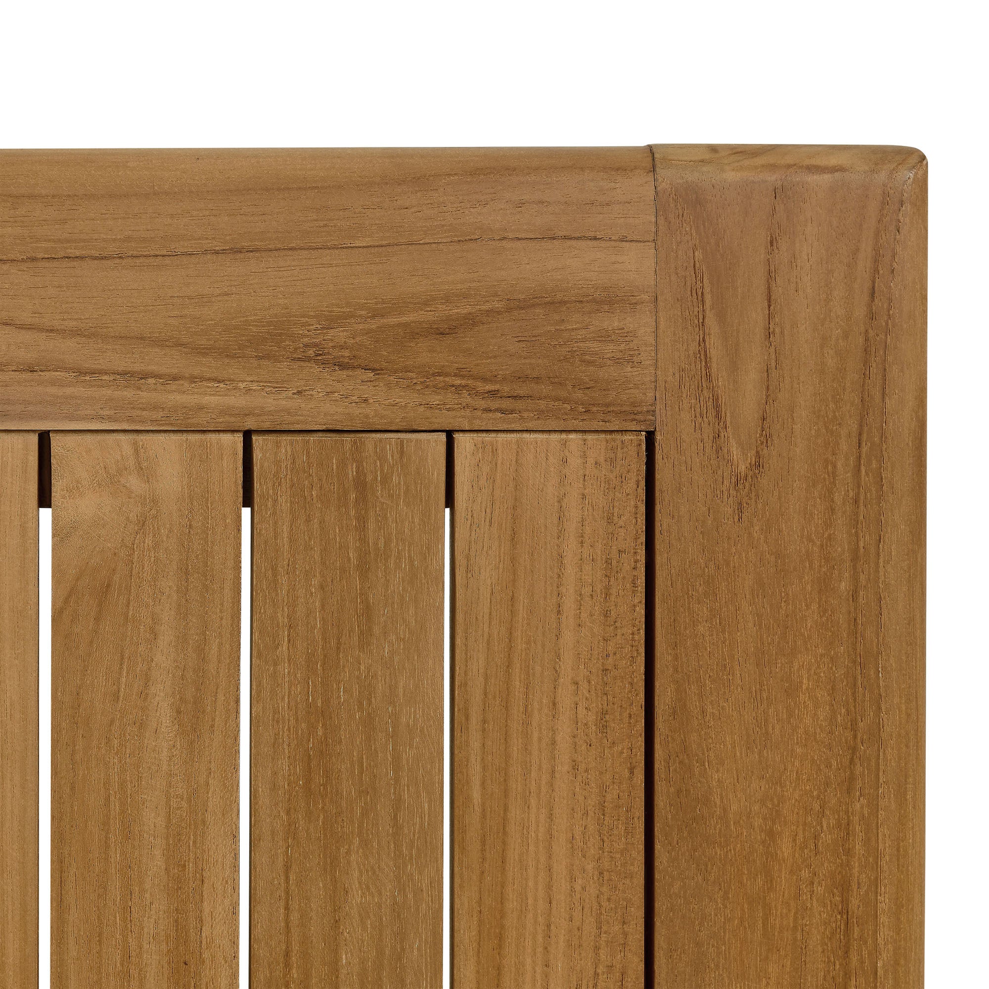 Vienna 34" Square Outdoor Patio Teak Wood Dining Table by Modway - Image 6