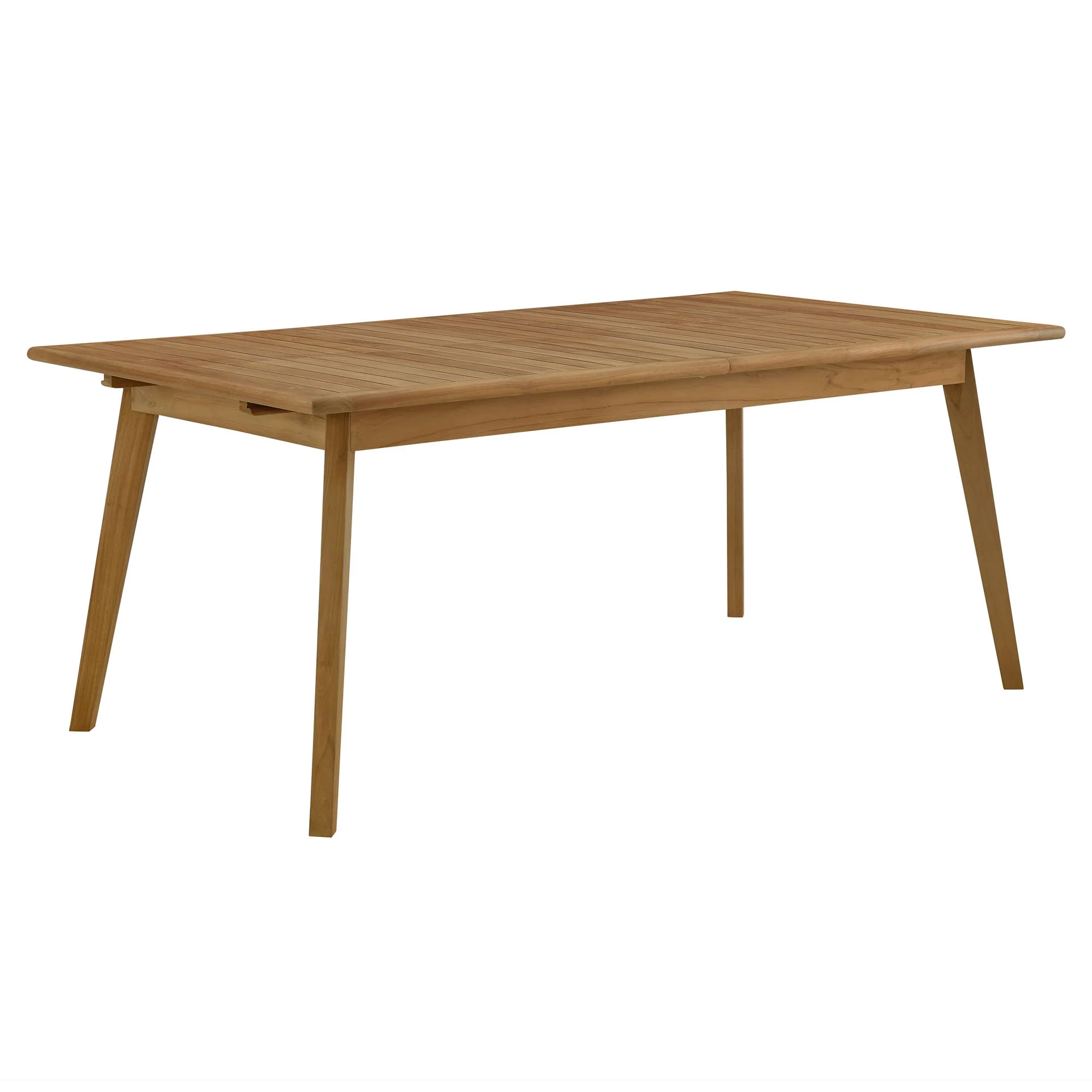 Vienna Outdoor Patio Teak Wood Extendable Dining Table by Modway - Image 2