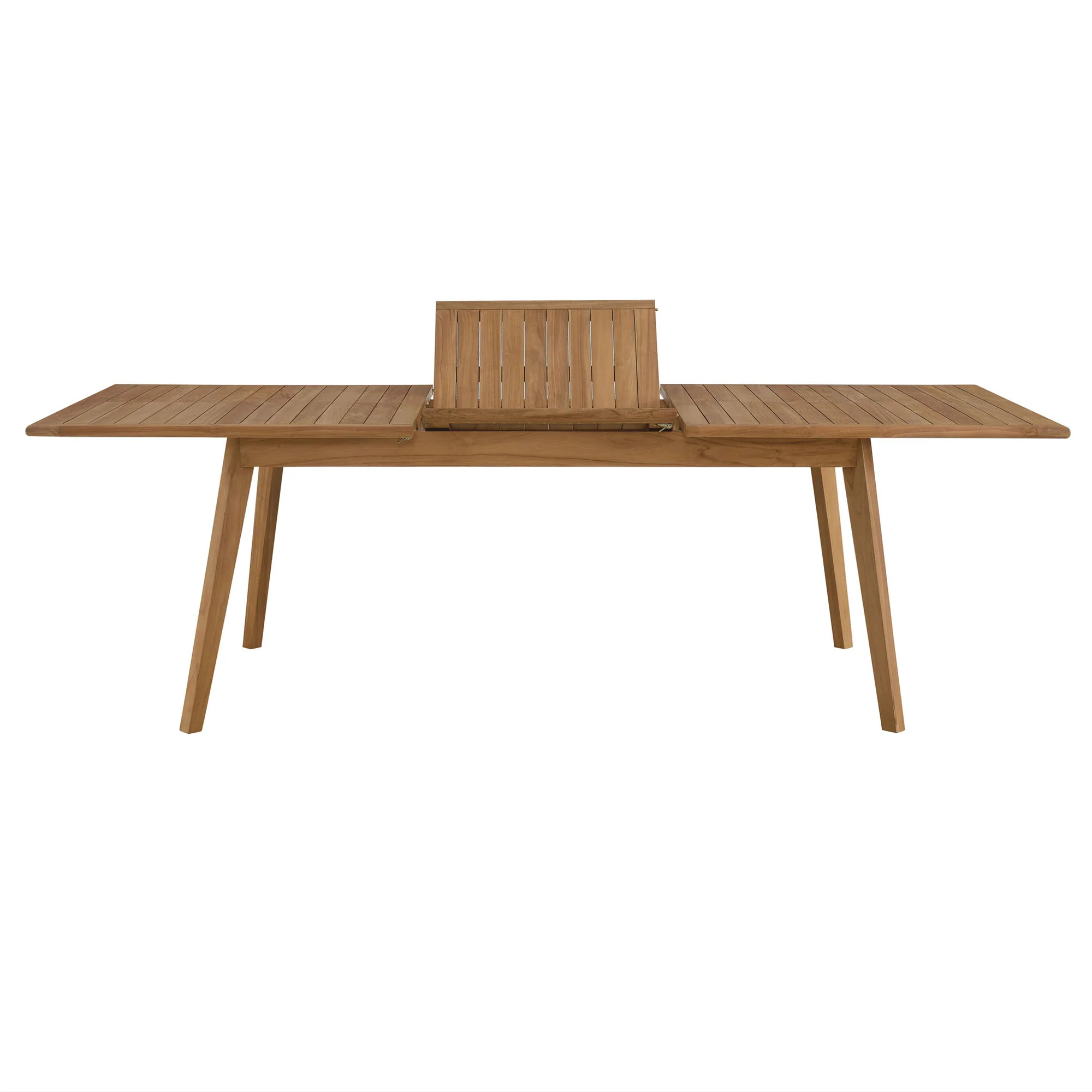 Vienna Outdoor Patio Teak Wood Extendable Dining Table by Modway - Image 6