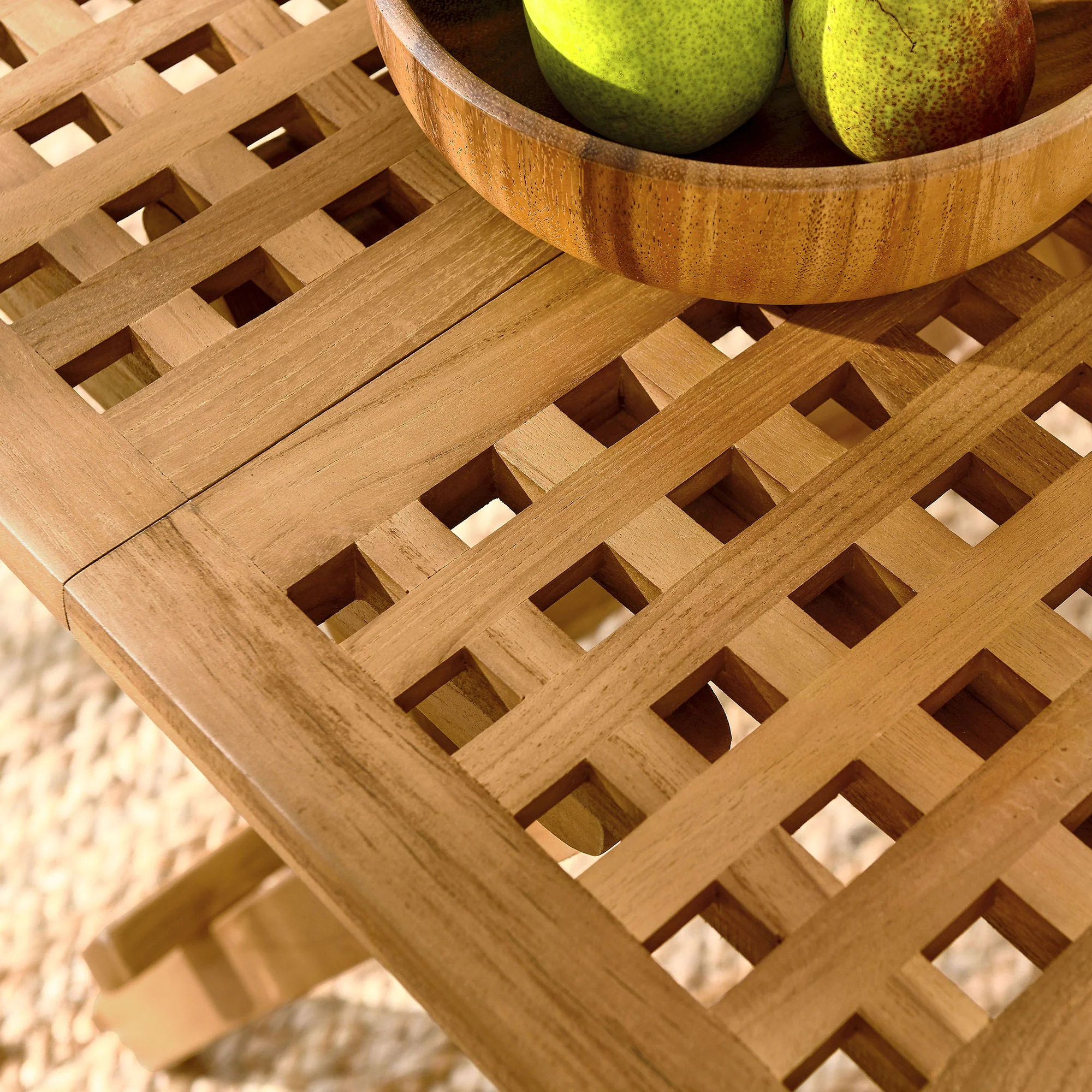 Vienna Outdoor Patio Teak Wood Side Table by Modway - Image 8