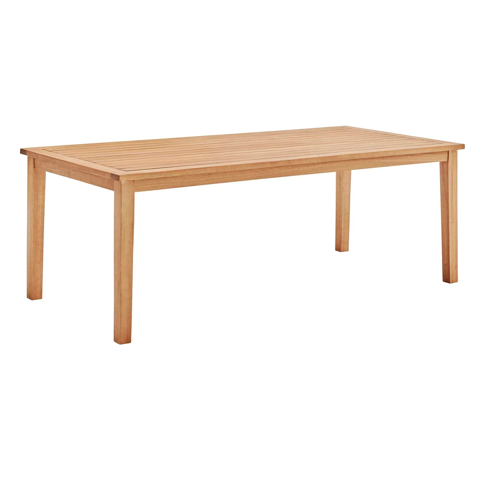 Viewscape 83" Outdoor Patio Ash Wood Dining Table By Modway - EEI-3709 - Image 2