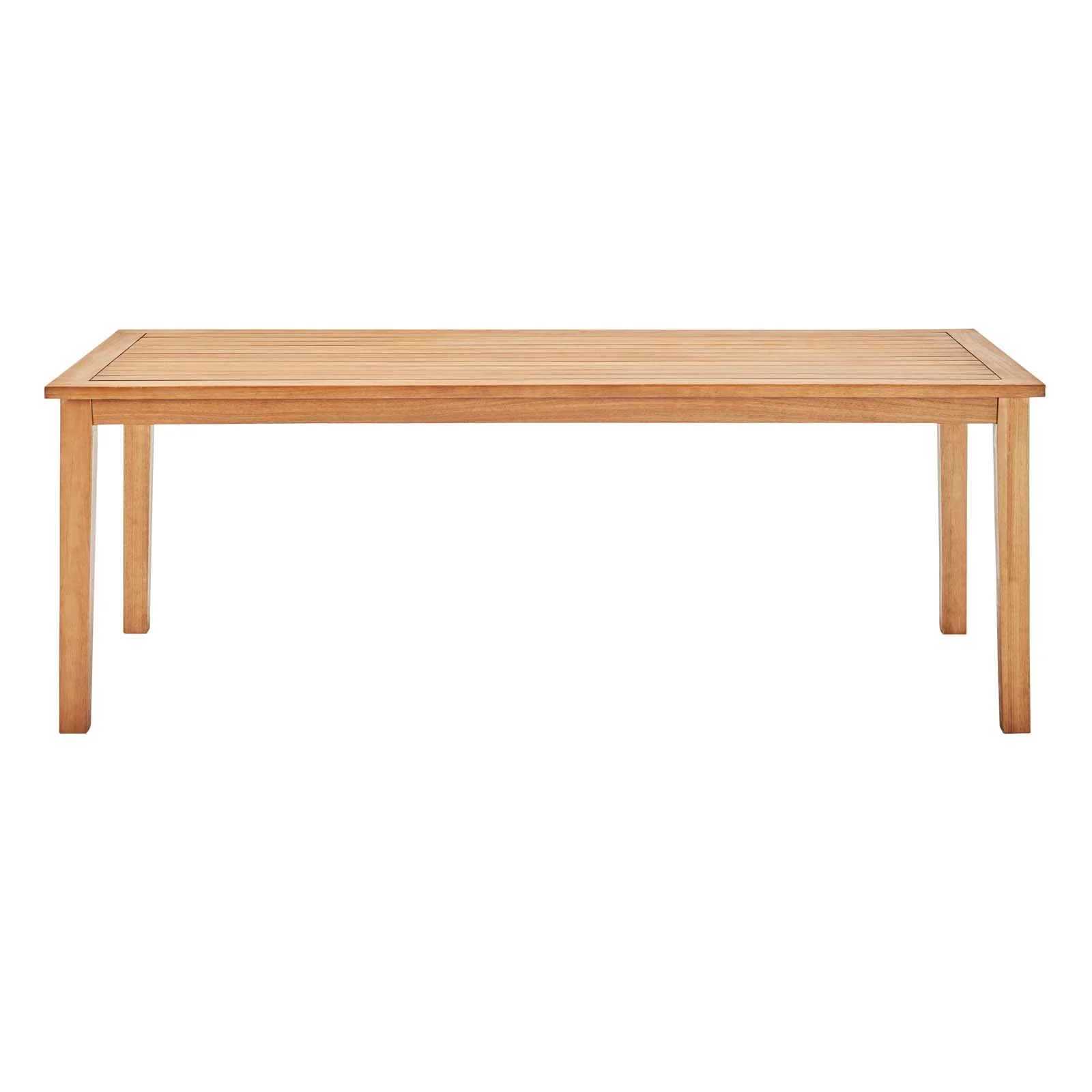 Viewscape 83" Outdoor Patio Ash Wood Dining Table By Modway - EEI-3709 - Image 3