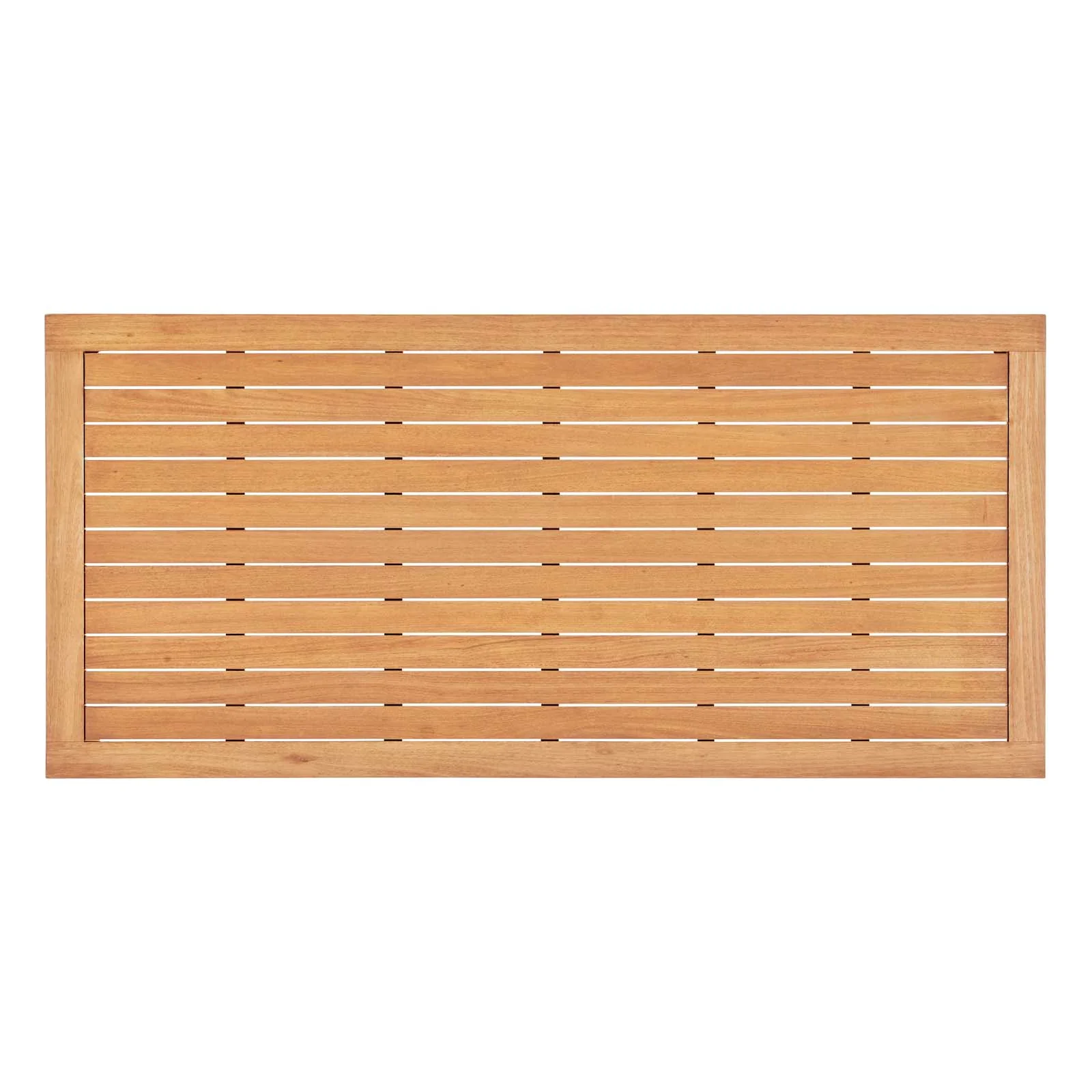 Viewscape 83" Outdoor Patio Ash Wood Dining Table By Modway - EEI-3709 - Image 4