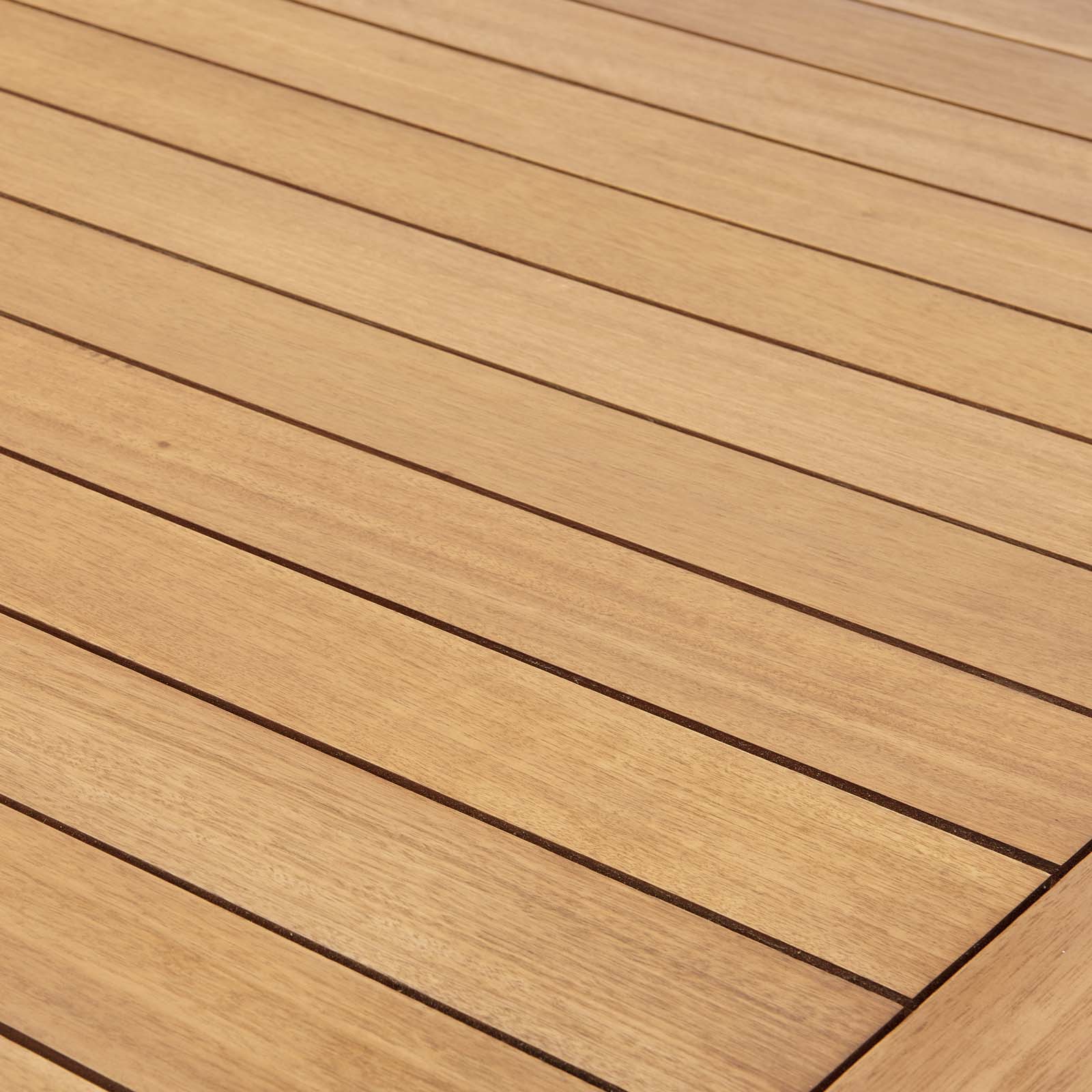 Viewscape 83" Outdoor Patio Ash Wood Dining Table By Modway - EEI-3709 - Image 5