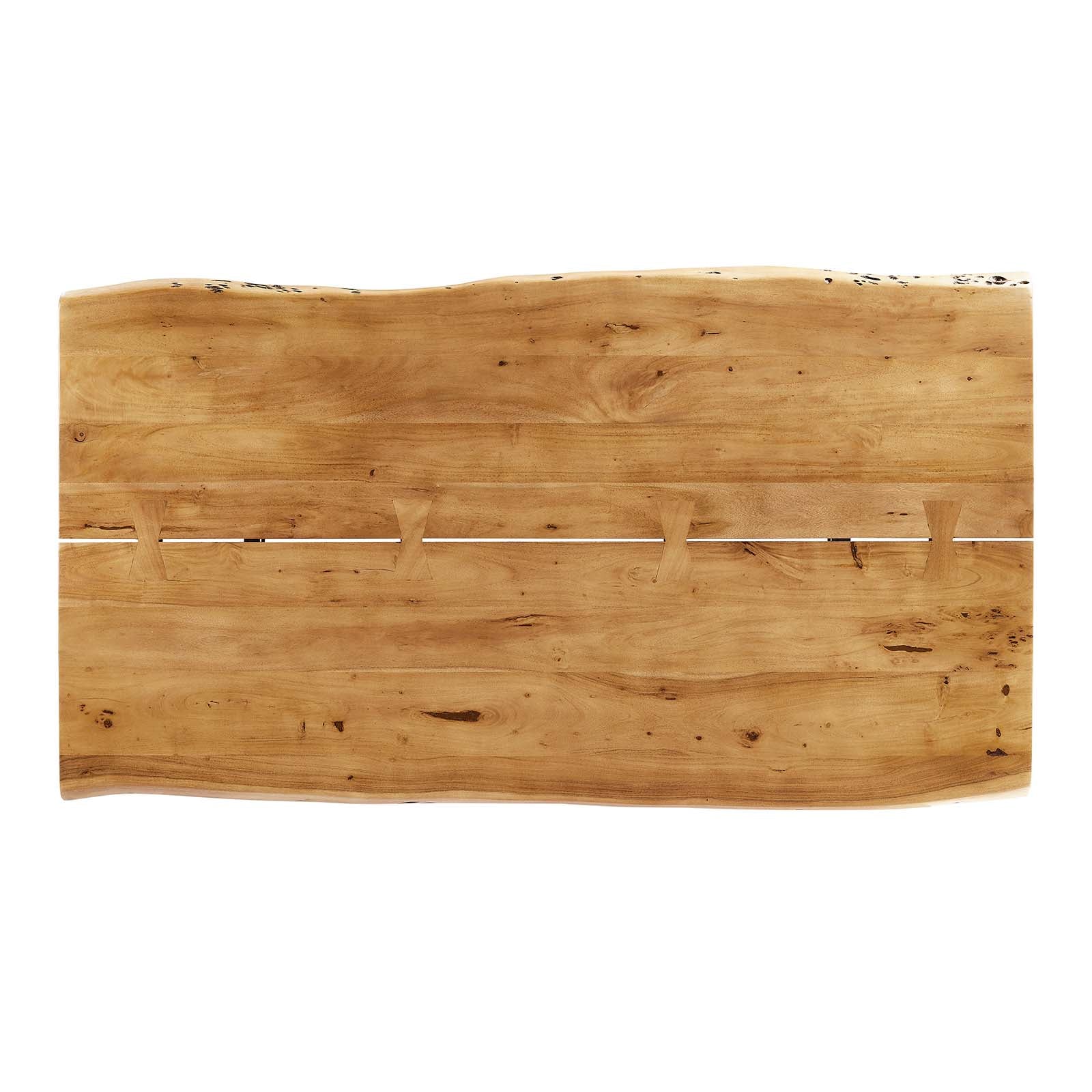 Viggo 74" Live Edge Acacia Wood Dining Table By Modway - EEI-6069 - Image 16