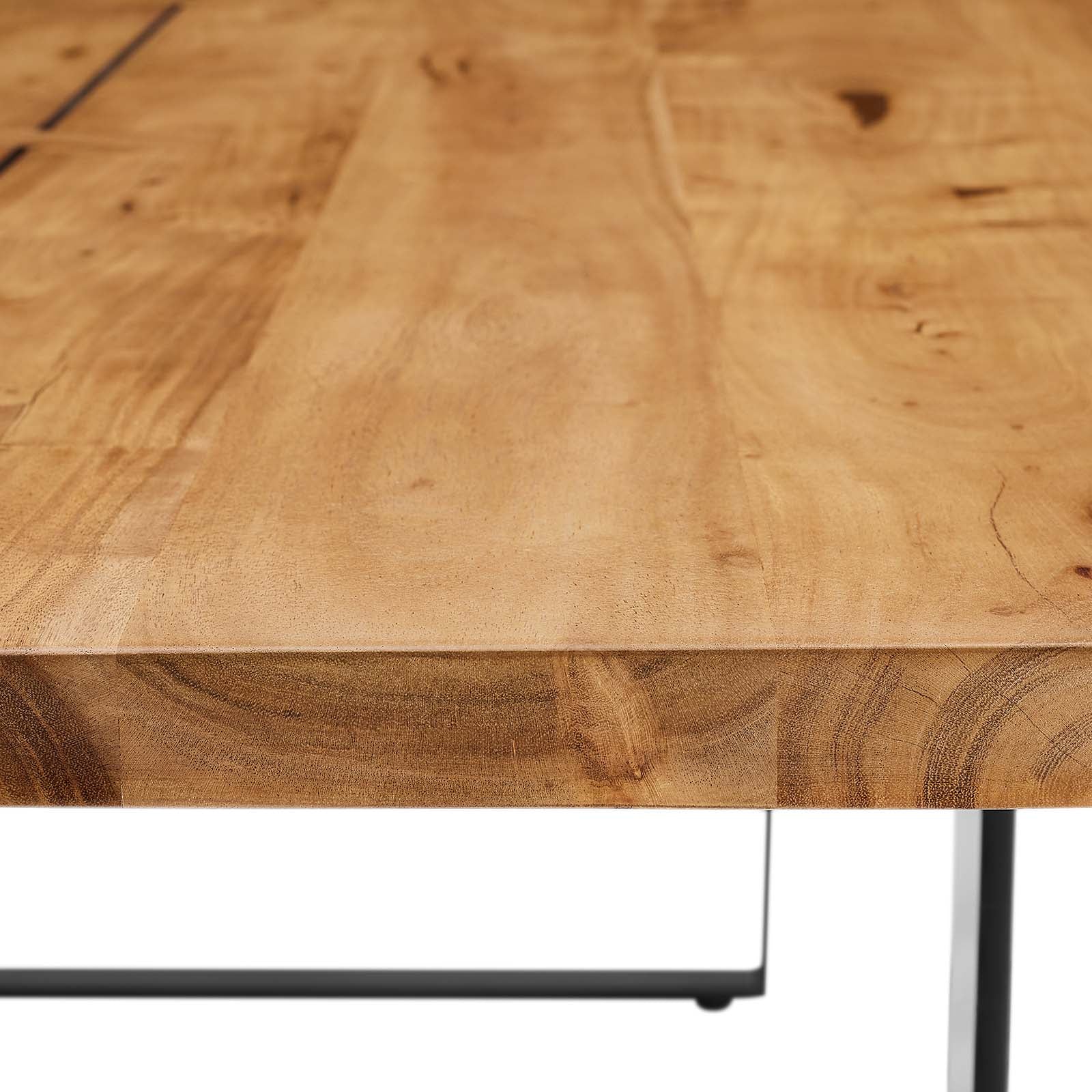 Viggo 74" Live Edge Acacia Wood Dining Table By Modway - EEI-6069 - Image 19