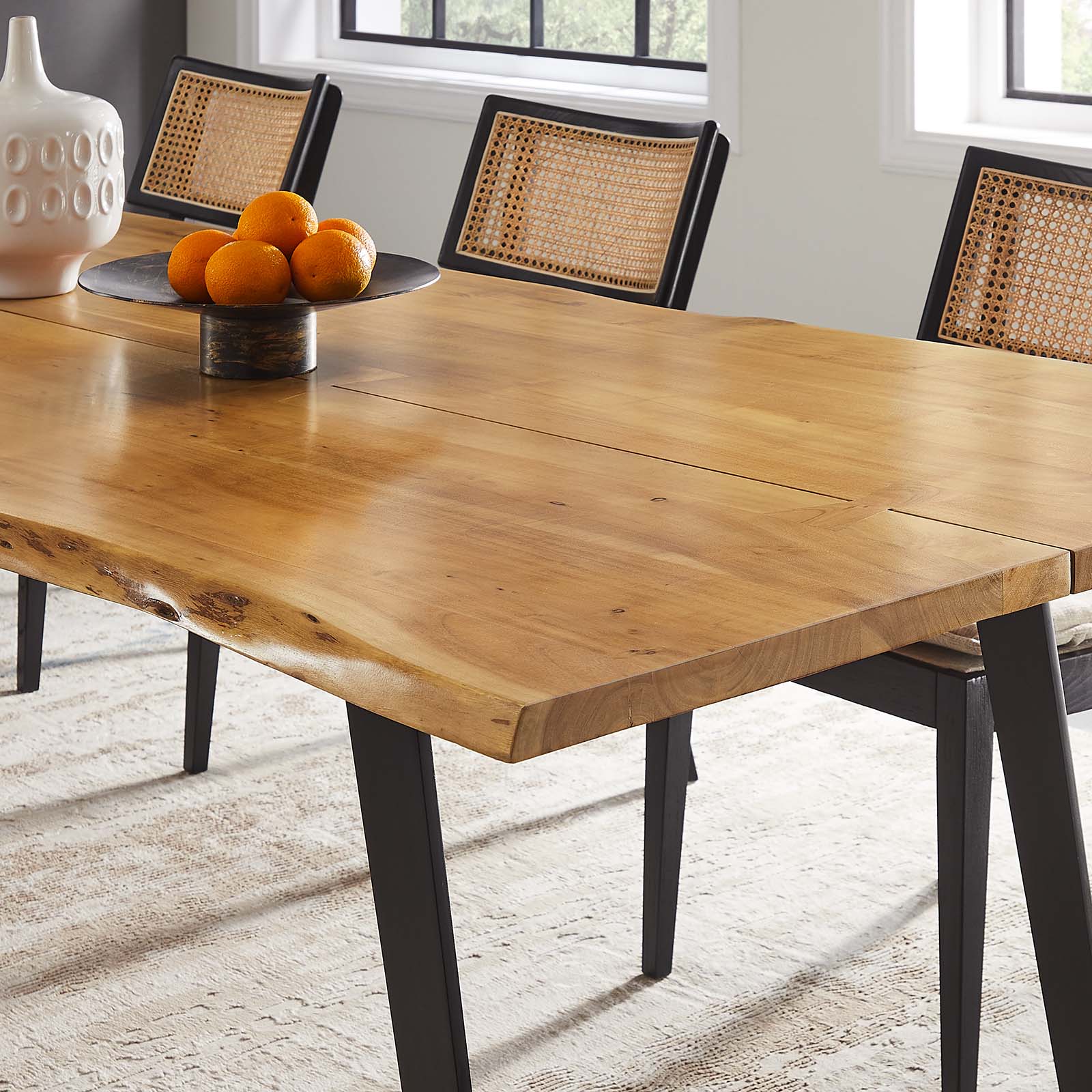 Viggo 96" Live Edge Acacia Wood Dining Table By Modway - EEI-6071 - Image 11