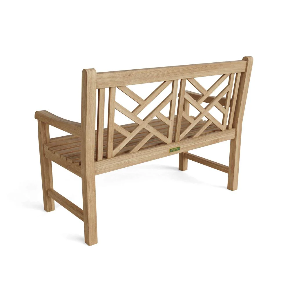 Vilano 2-Seater Bench By Anderson Teak - Image 2