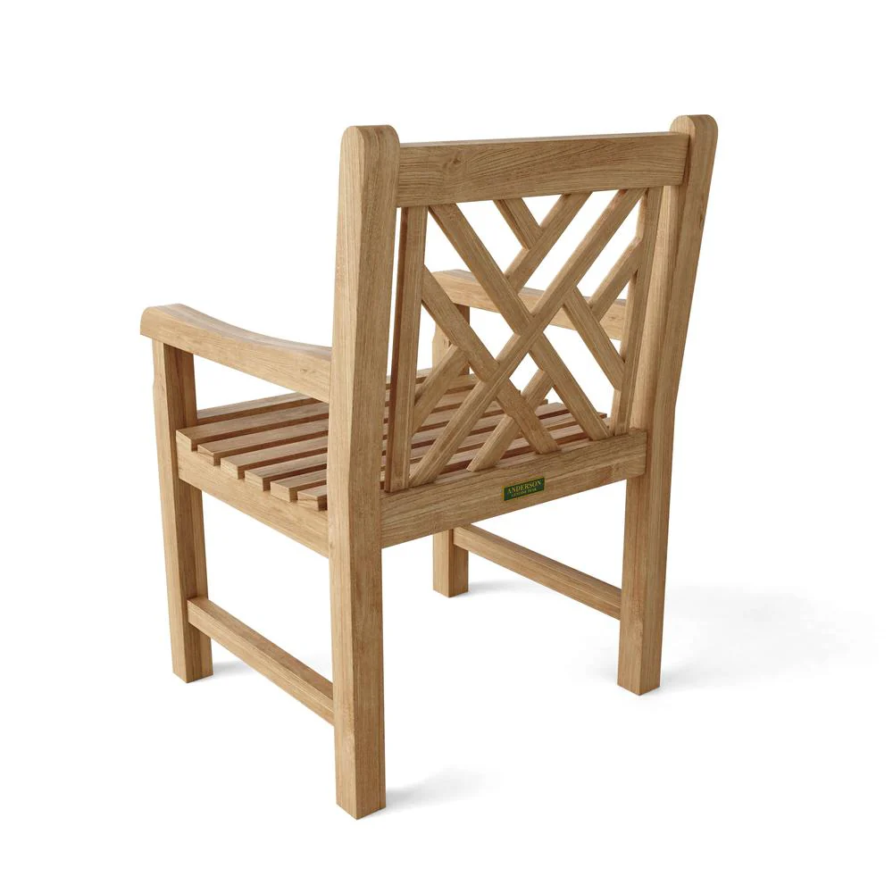 Vilano Dining Armchair By Anderson Teak - Image 2