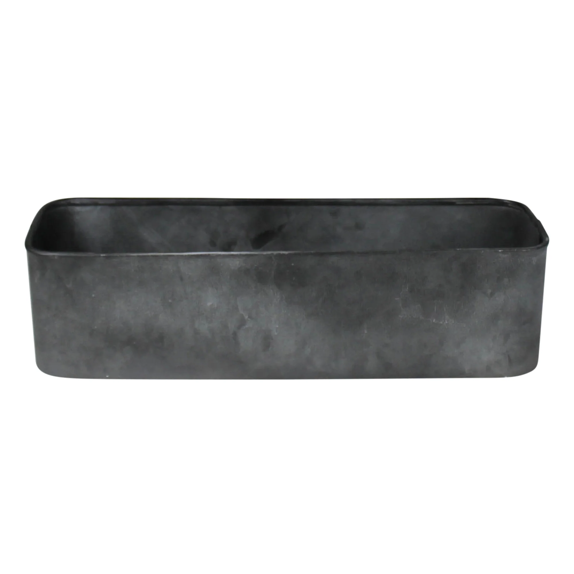 Vinca Galvanized Tray Planter - Small Set Of 2 By HomArt - Image 2