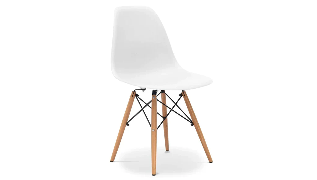 Vincent White Dining Set Eiffel Chairs By Modholic - Image 3