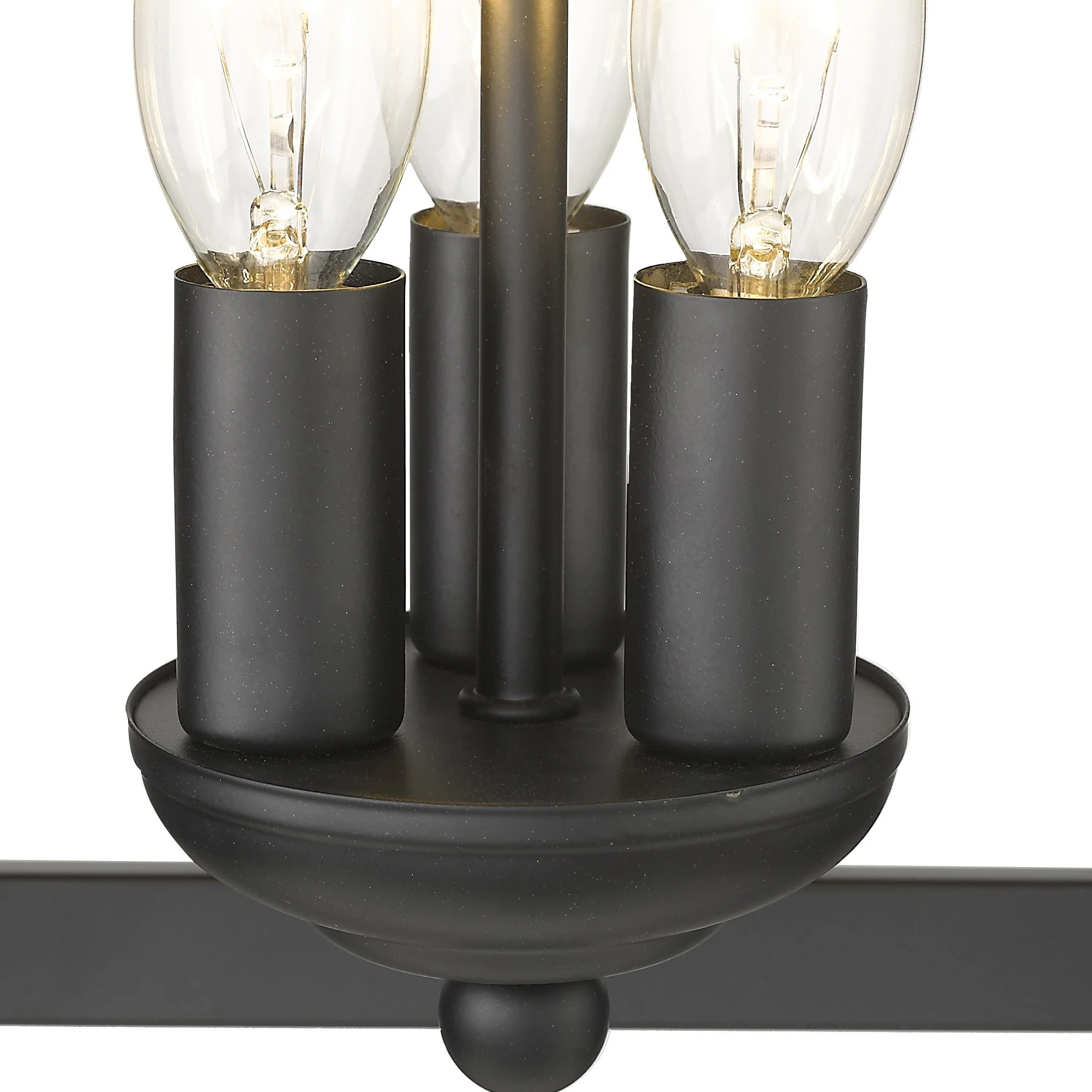 Vintage Black Metal Tapered Hanging Light By Homeroots - Image 6