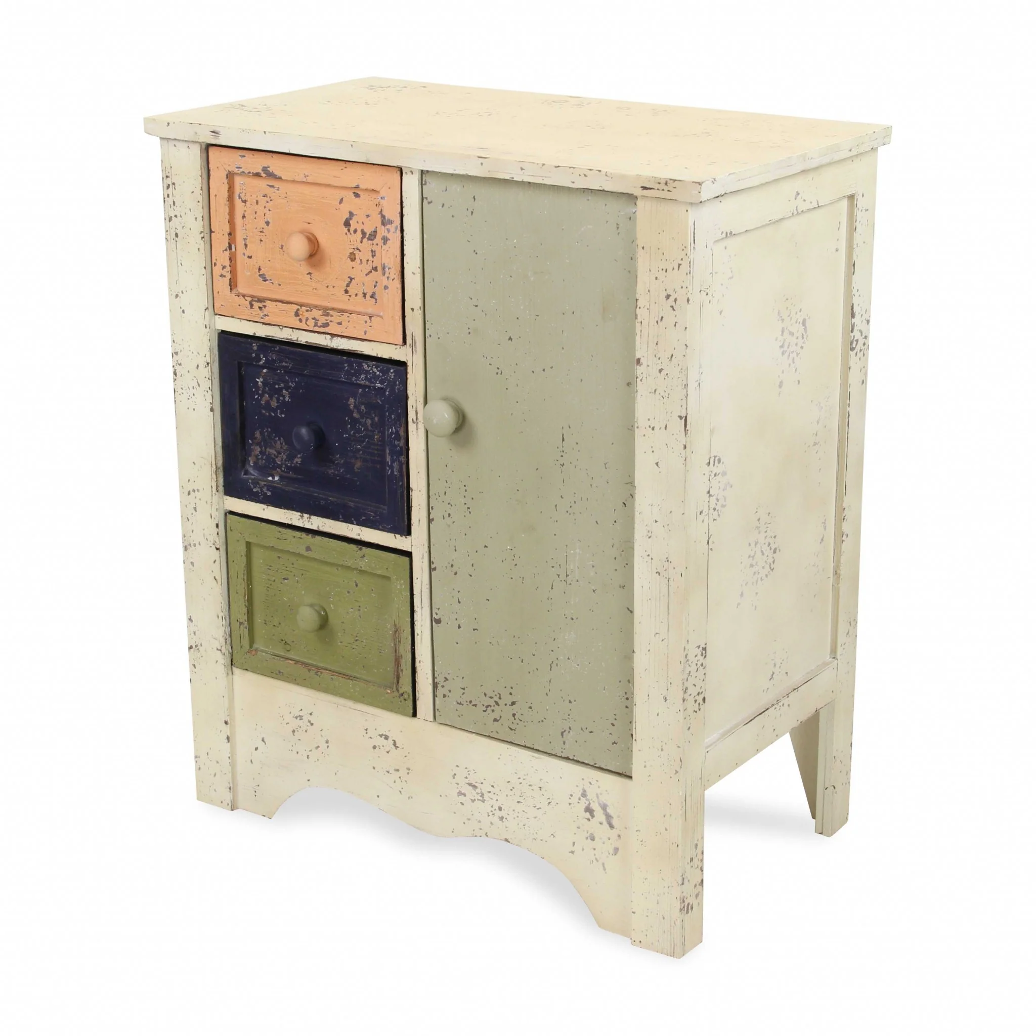 Vintage Chic Accent Storage Cabinet By Homeroots - Image 2
