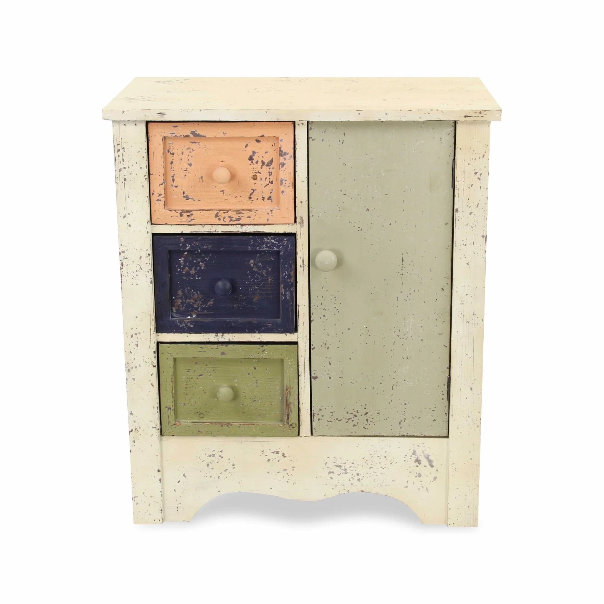 Vintage Chic Accent Storage Cabinet By Homeroots - Image 3