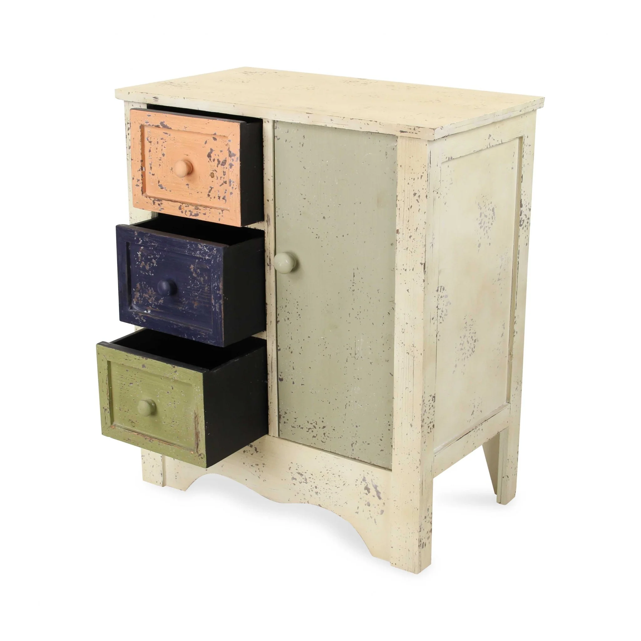 Vintage Chic Accent Storage Cabinet By Homeroots - Image 5
