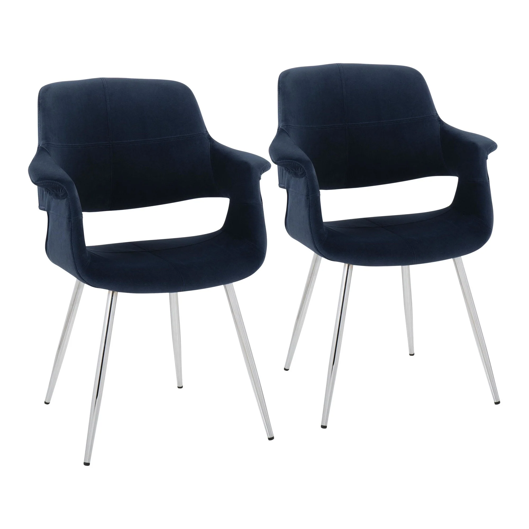 Vintage Flair Chair - Set of 2 Blue By LumiSource - Image 2