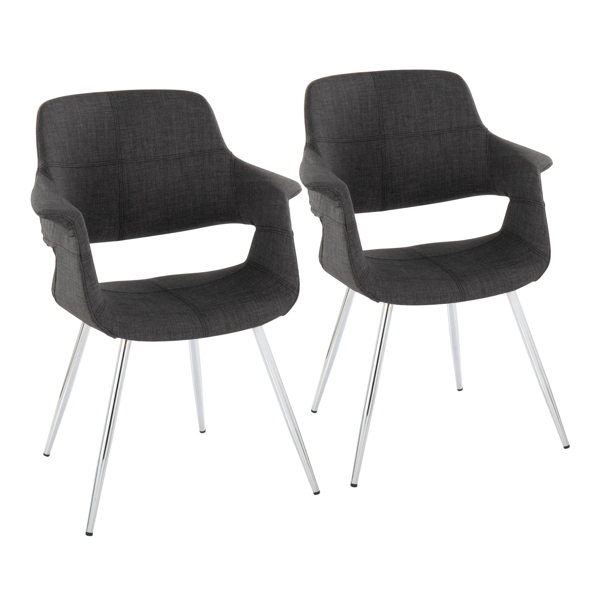 Vintage Flair Chair - Set of 2 Cream By LumiSource - Image 33