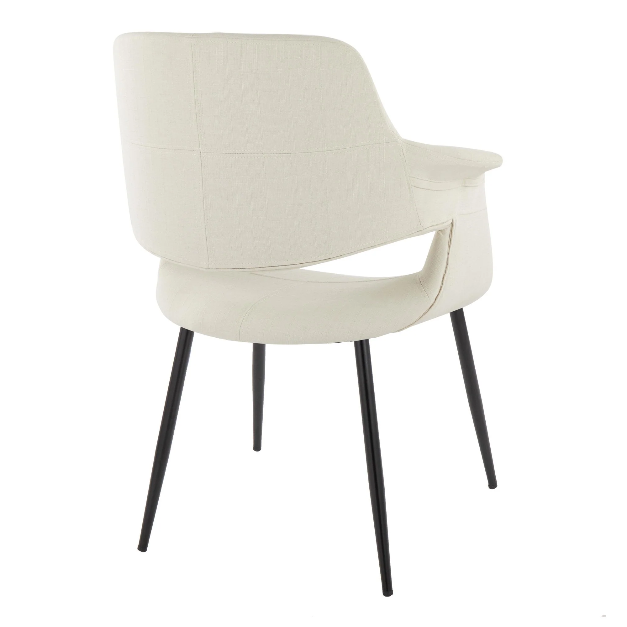 Vintage Flair Chair - Set of 2 Cream By LumiSource - Image 6